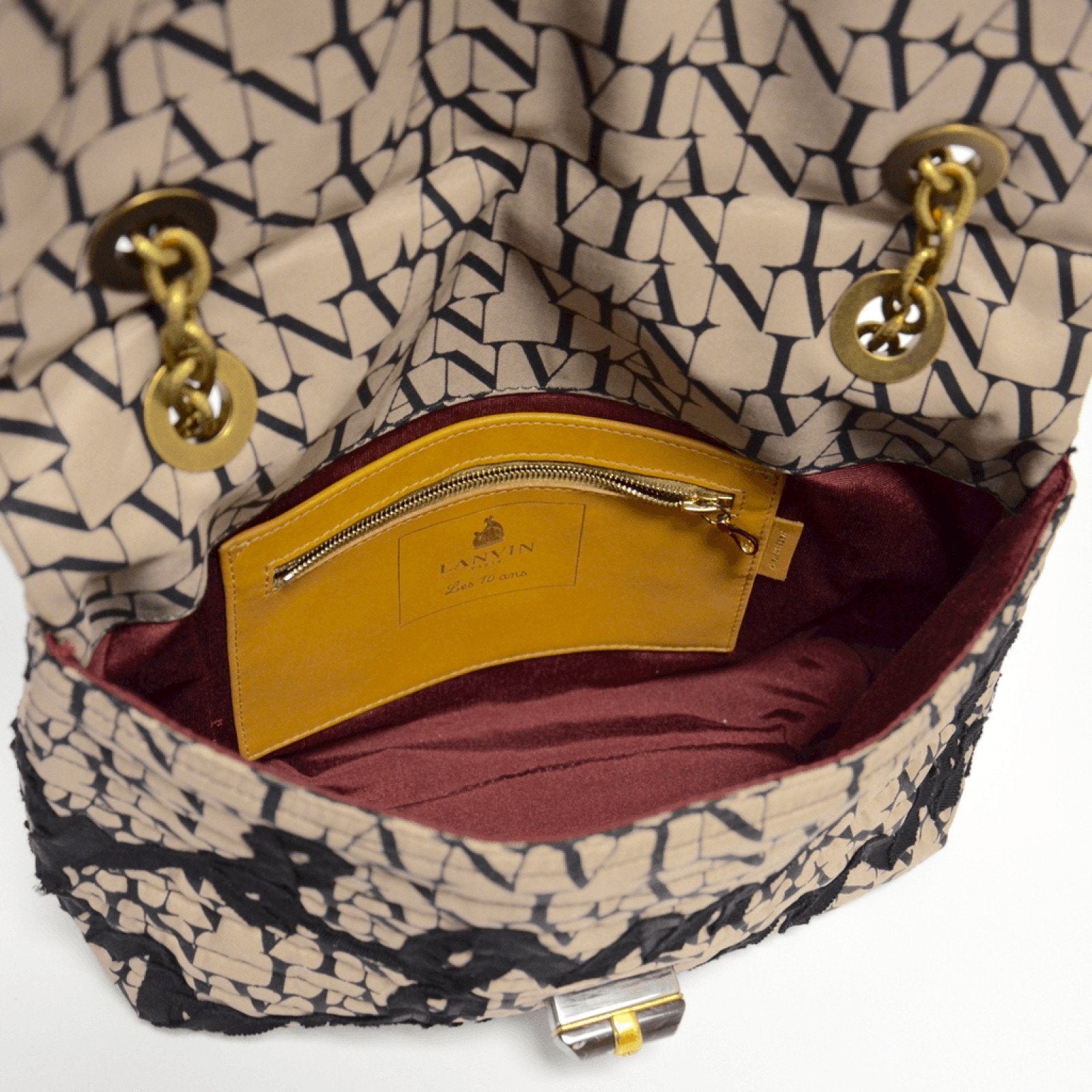 Lanvin Graffiti Grosgrain Happy 10th Anniversary Bag