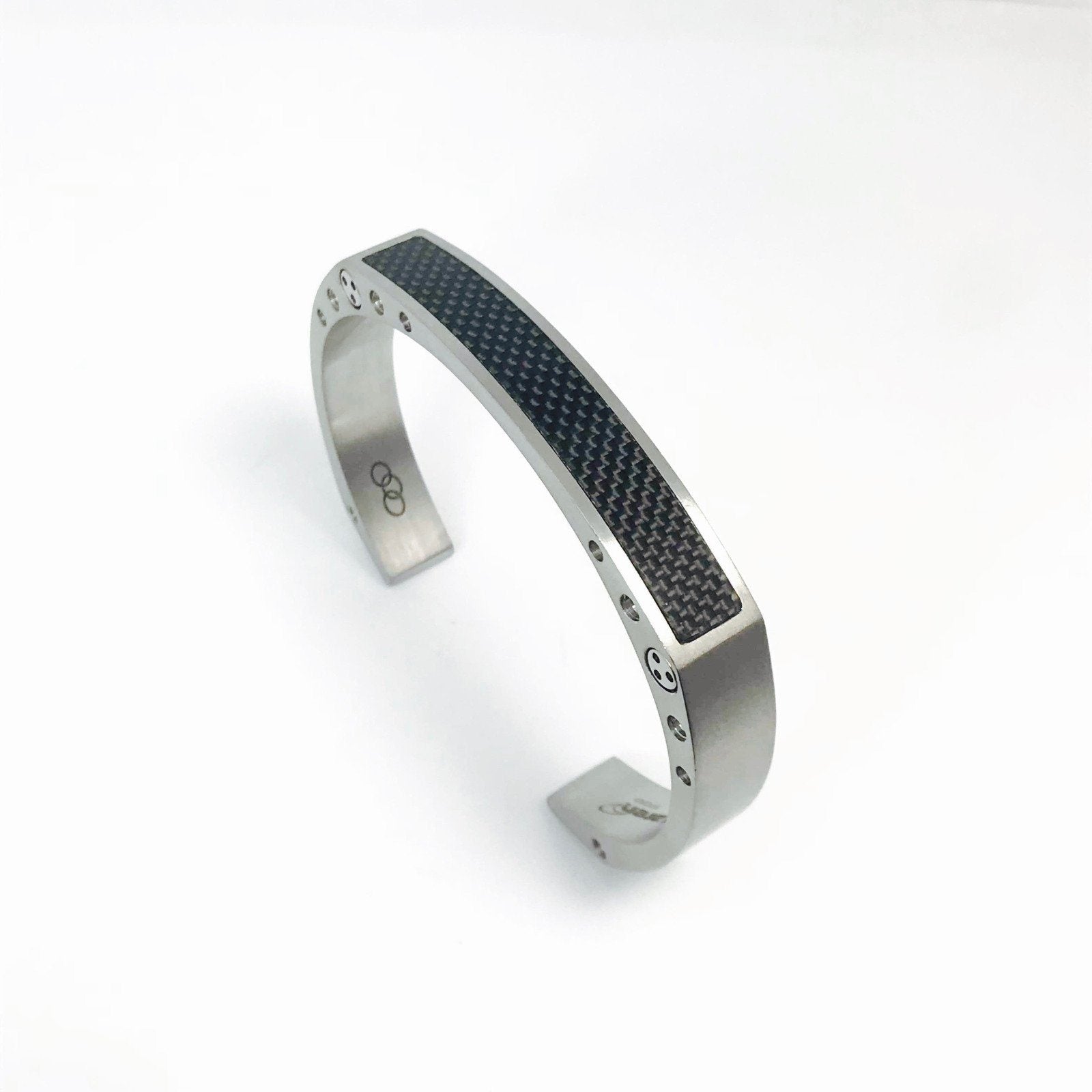 Links Of London Carbon Fibre McLaren Sport Bangle Bracelet in Stainless Steel