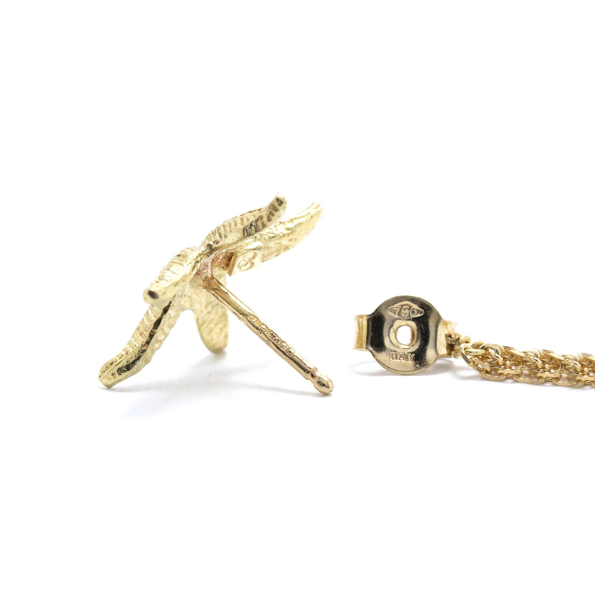 Links of London 18K Gold Starfish Drop Earrings