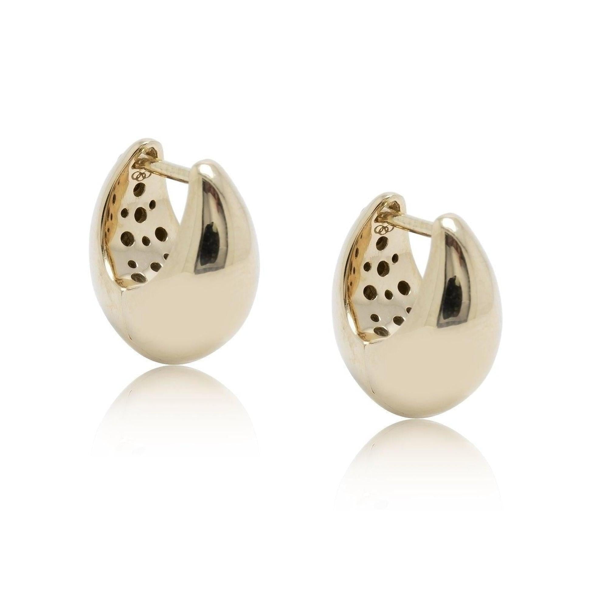 Links of London 18k Gold Hope Huggie Earrings