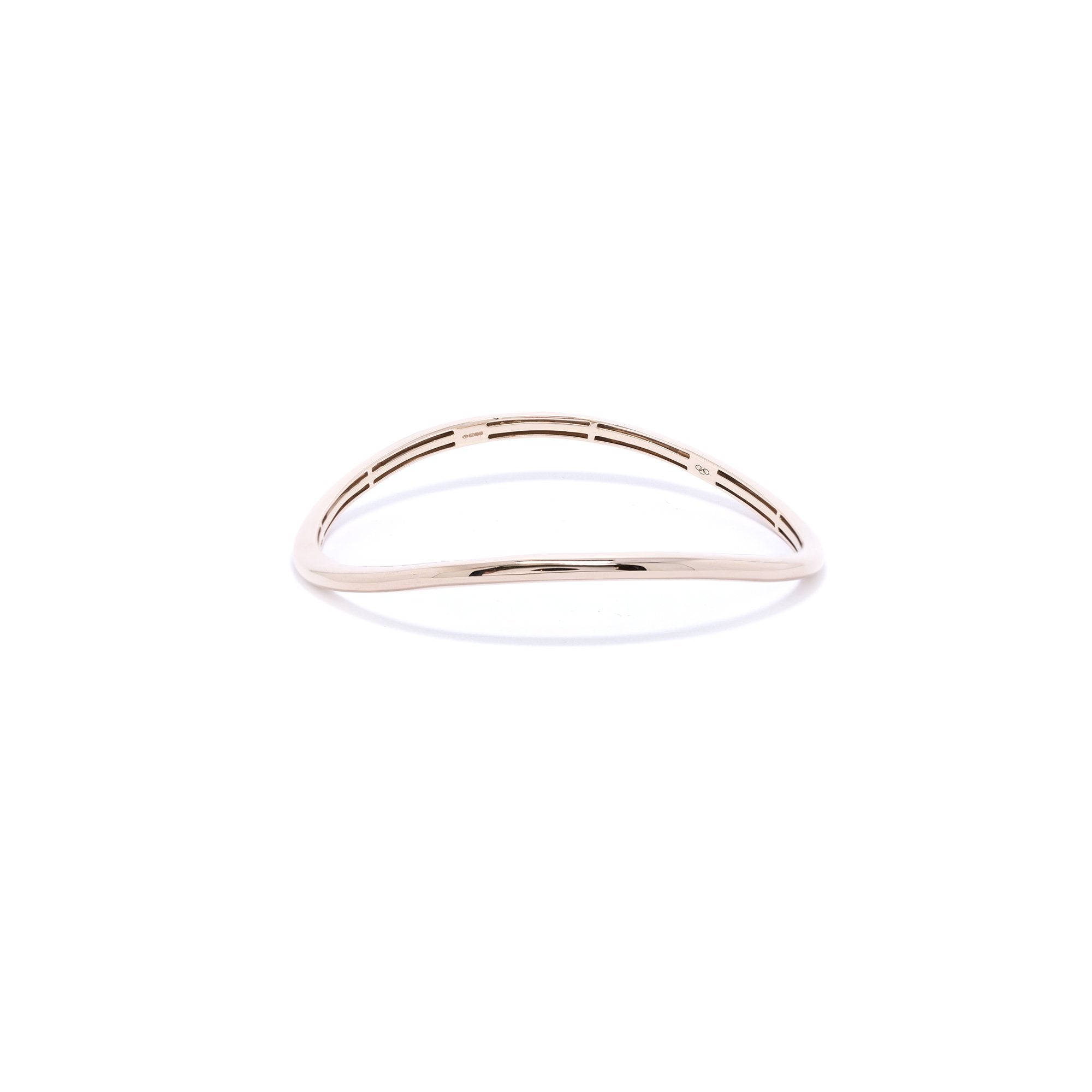 Links of London 18k Gold Wave Essentials Infinite Bangle Bracelet