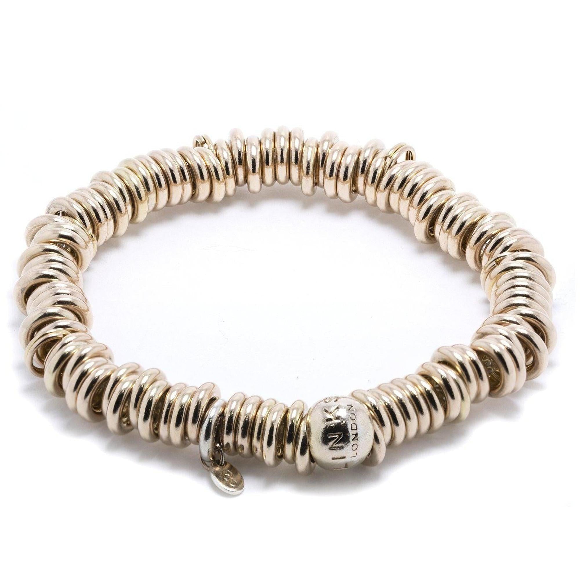 Links of London 18k Yellow Gold Vermeil Sweetie Charm Bracelet