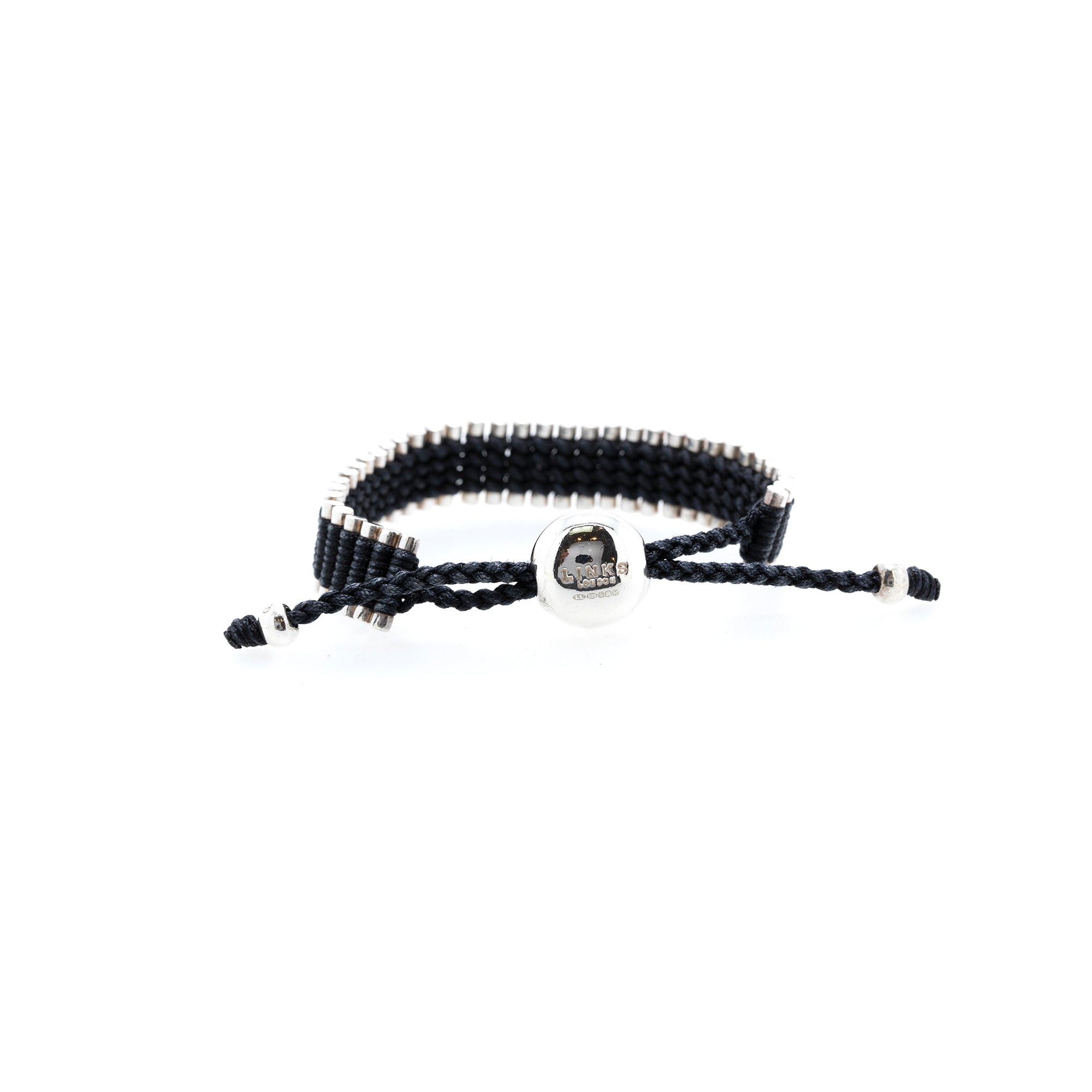 Links of London Black Friendship Bracelet