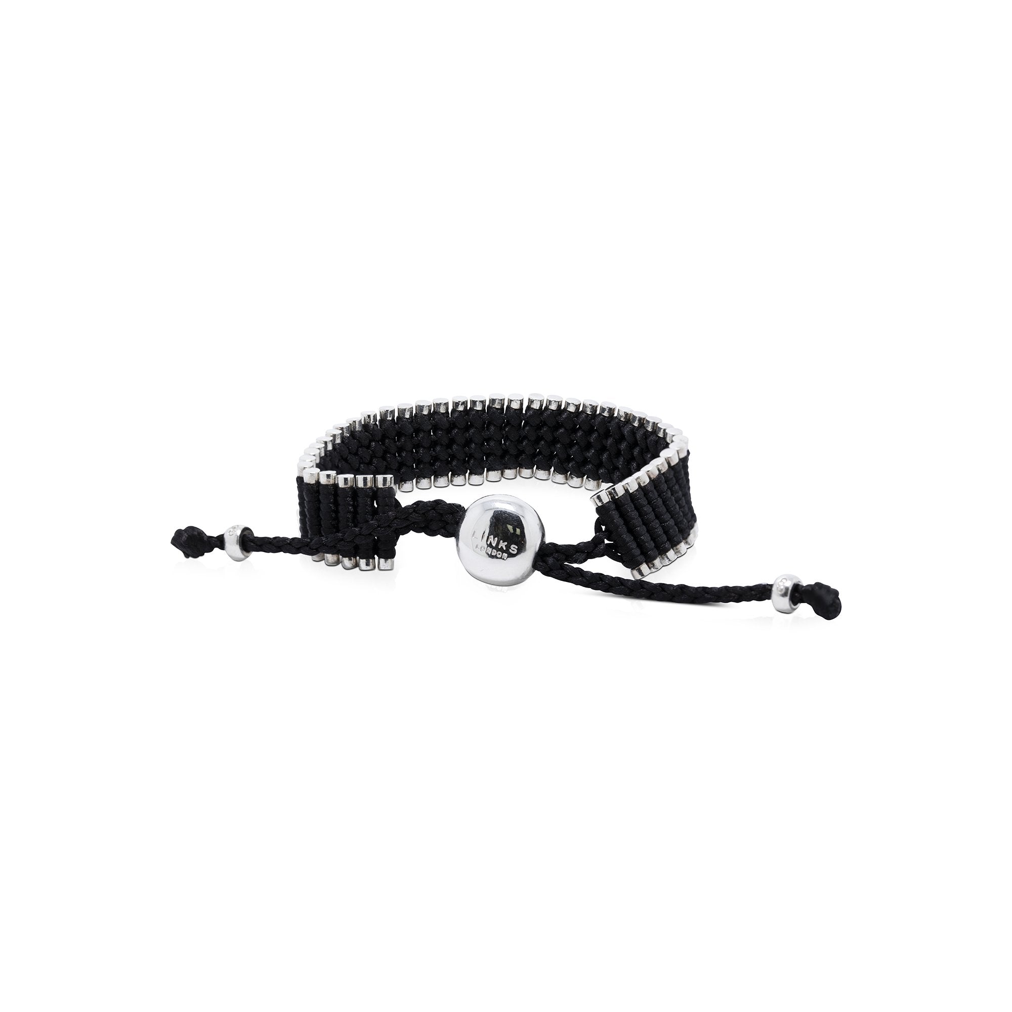 Links of London Black Friendship Bracelet