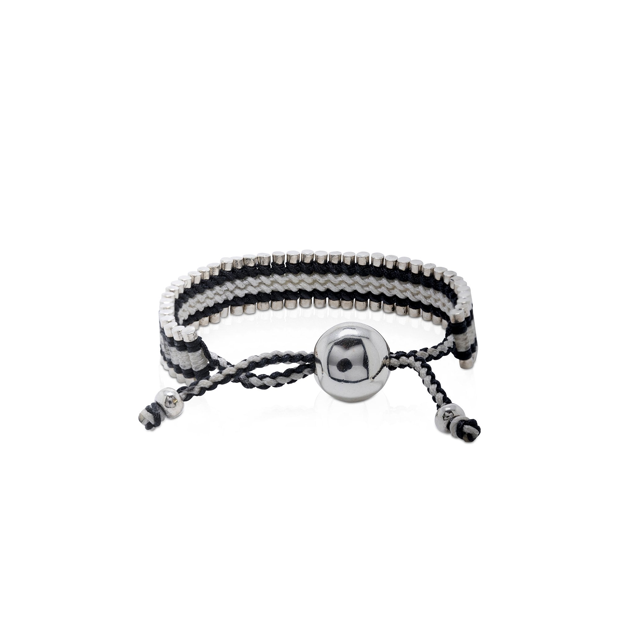 Links of London Black & White Friendship Bracelet