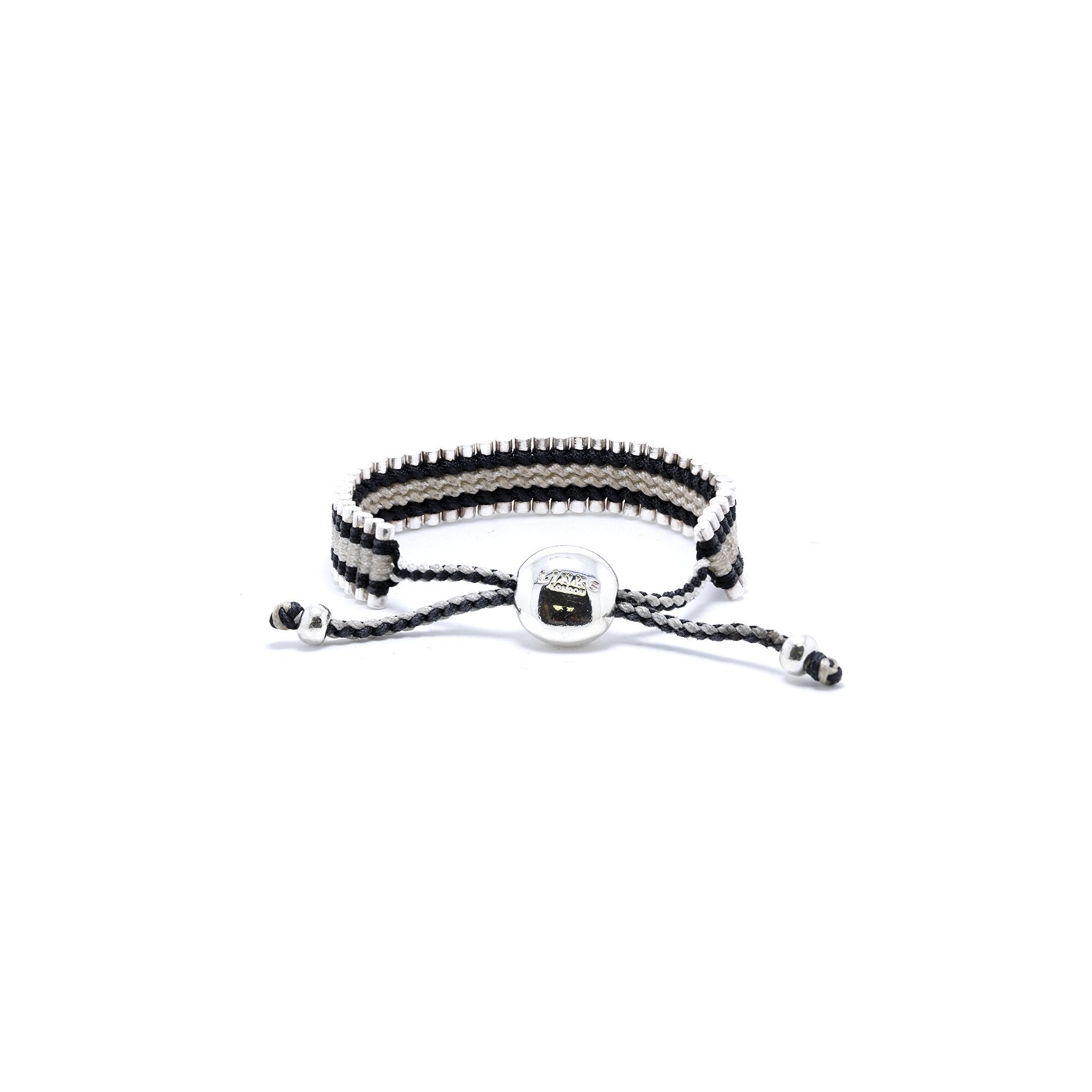 Links of London Black and White Friendship Bracelet