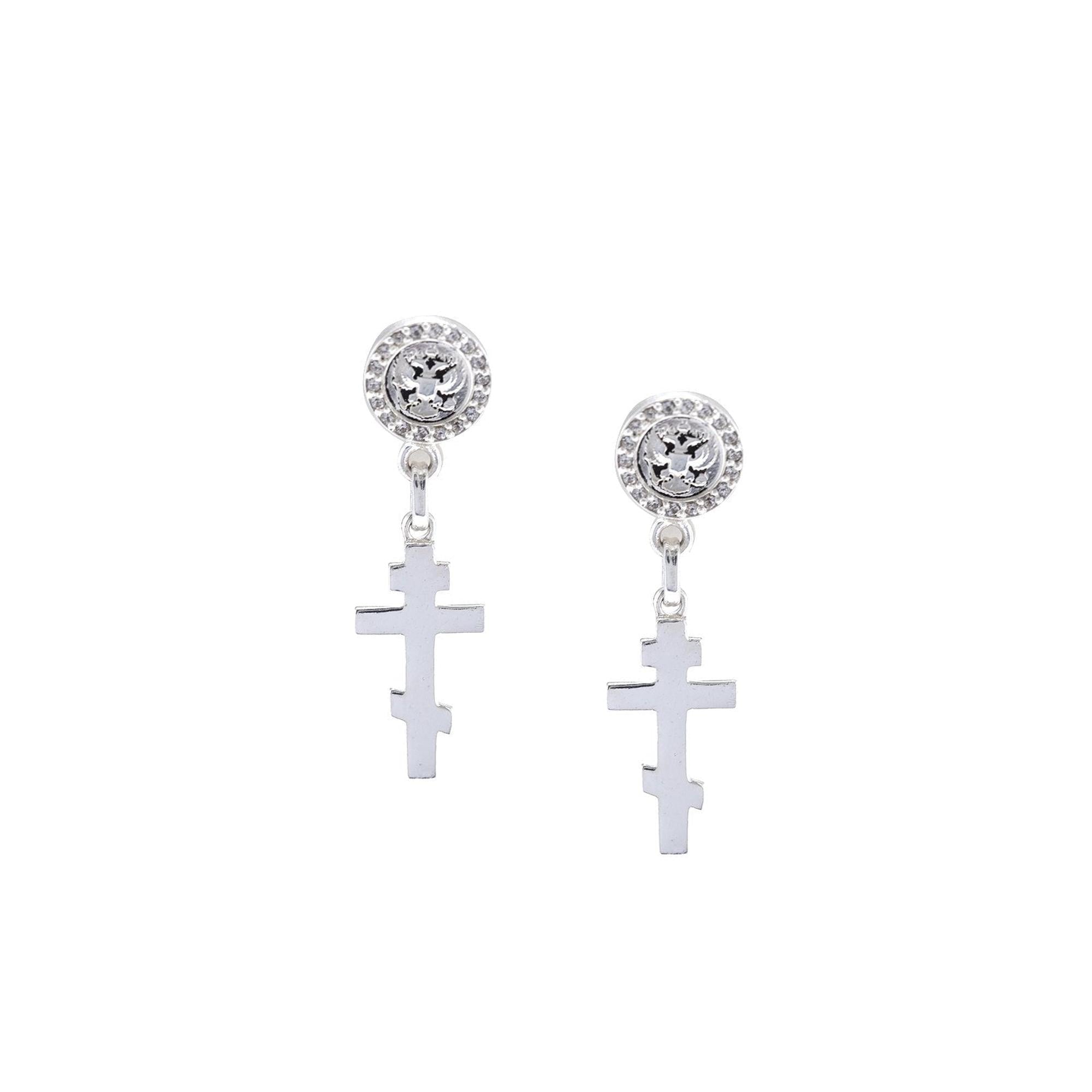 Links of London Cross Drop Earrings