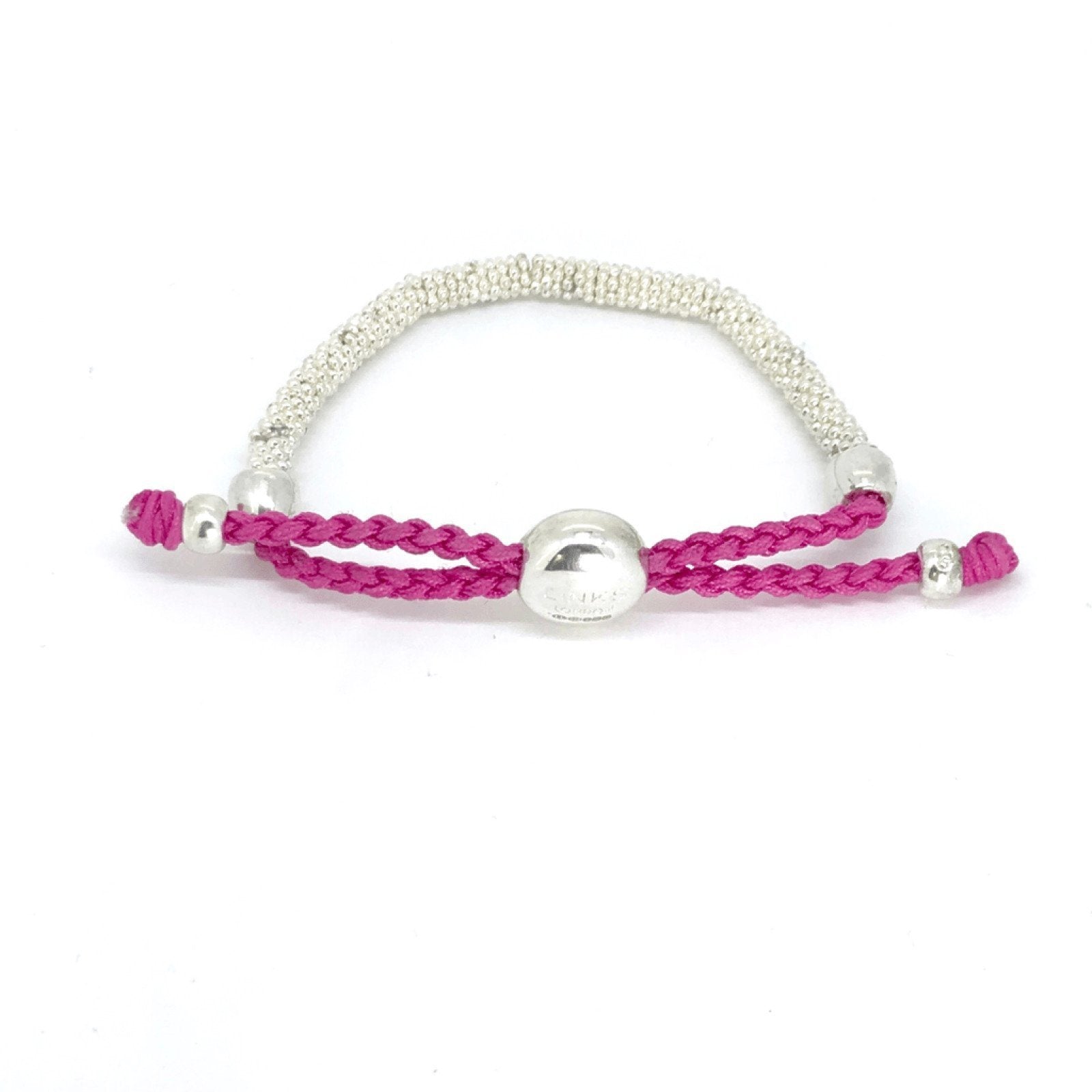 Links of London Effervescence XS Pink Cord Bracelet
