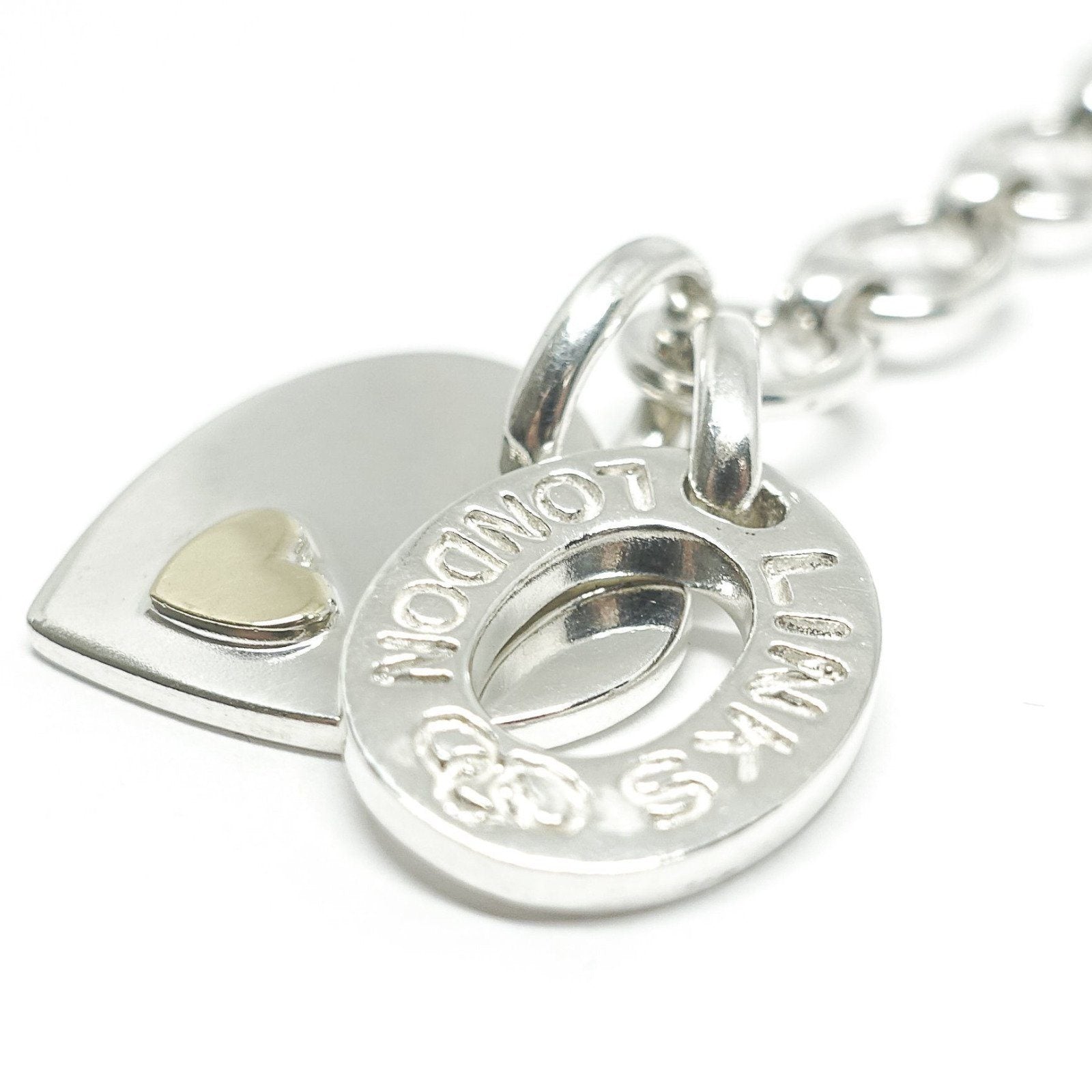 Links of London Heart Disc Charm Bracelet