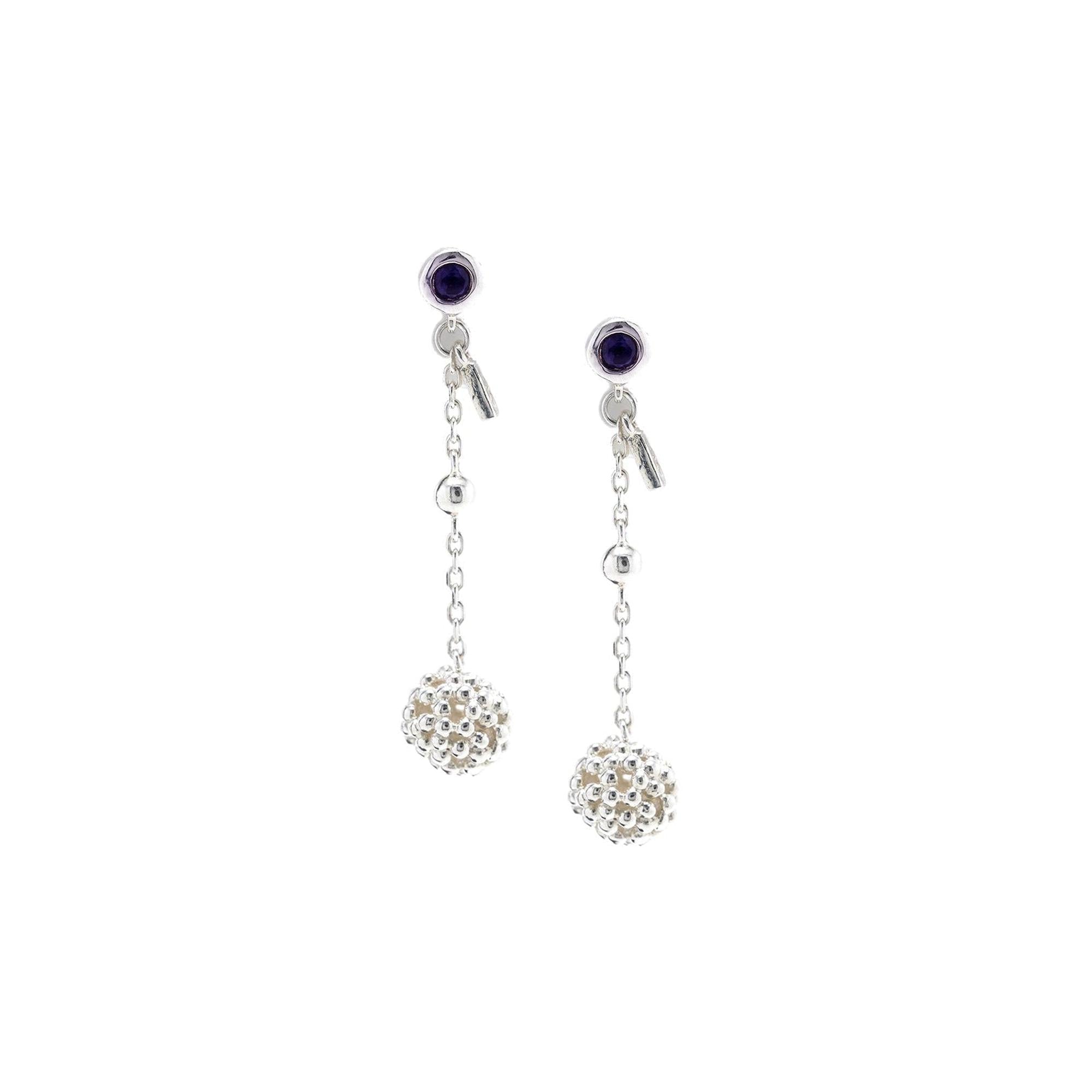 Links of London Iolite Effervescence Bubble Drop Earrings