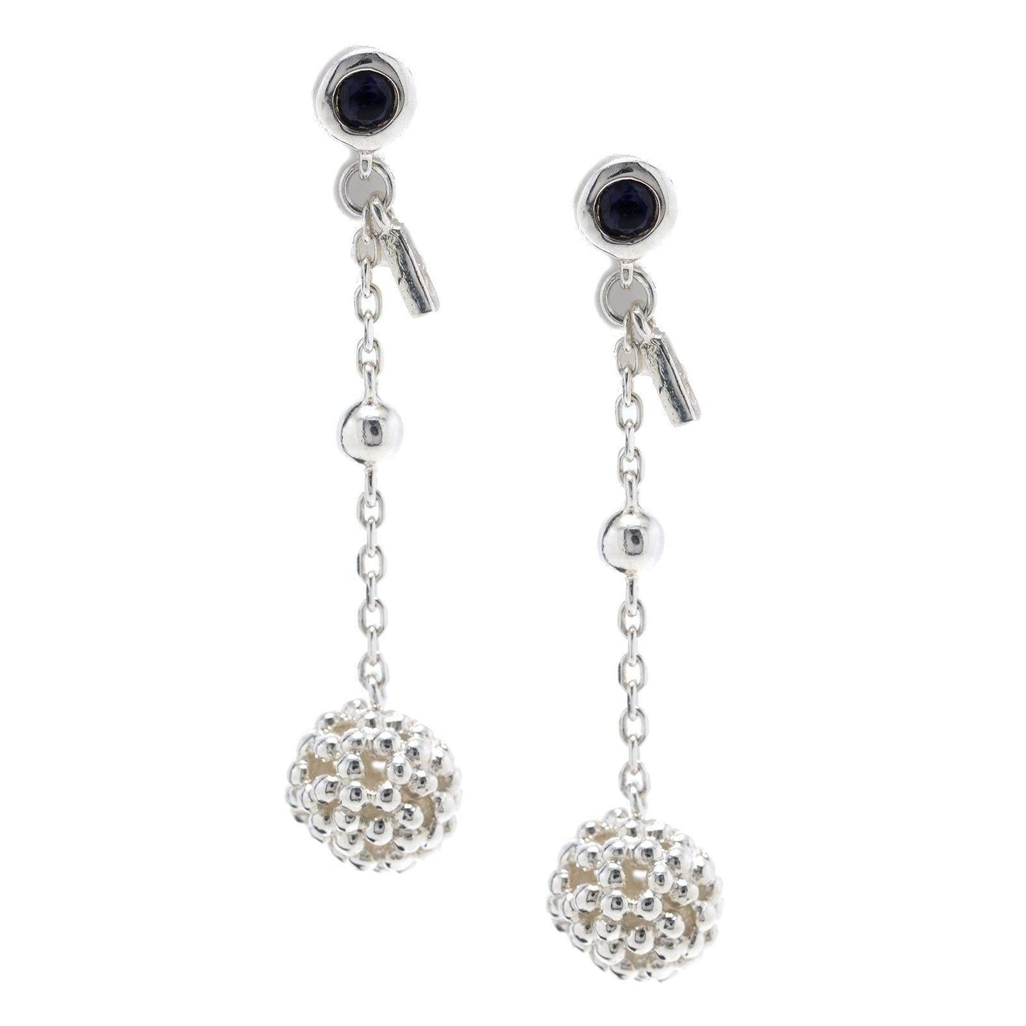 Links of London Iolite effervescence Bubble Drop Earrings