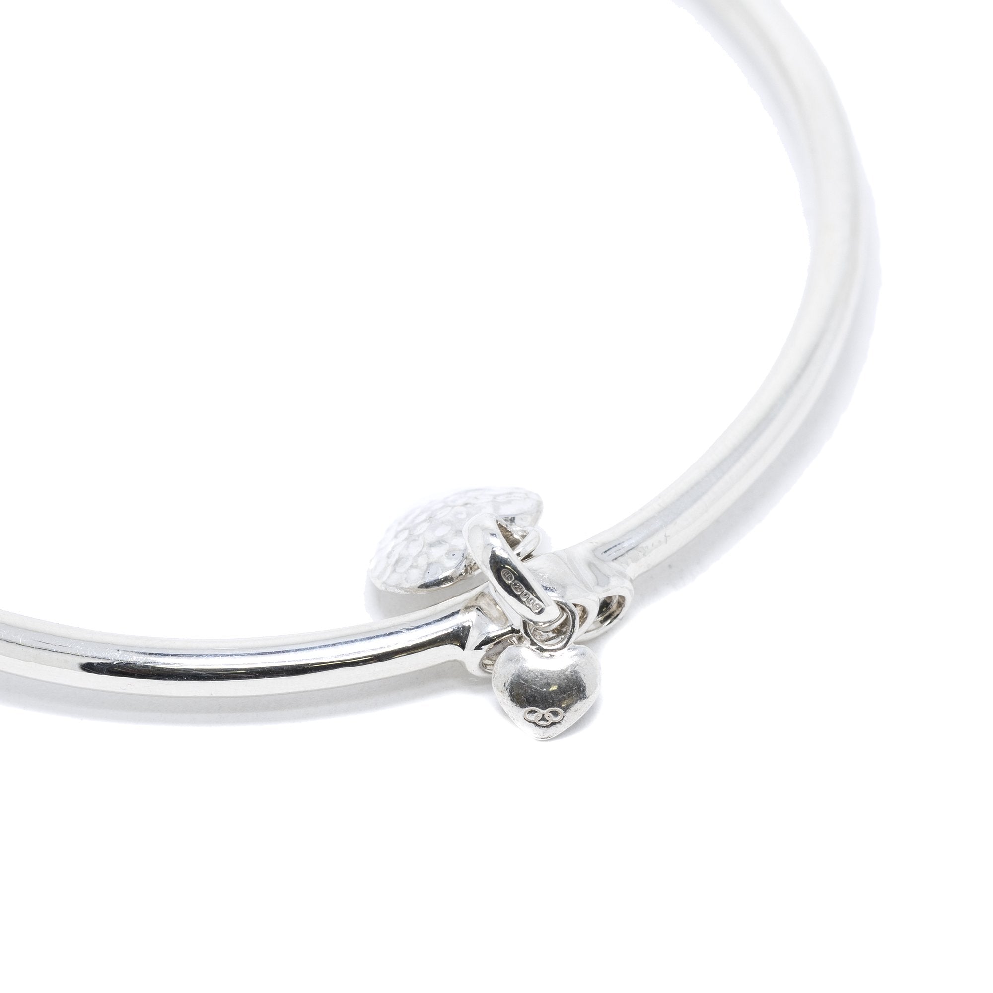 Links of London Lovestruck Pretty in Pink Sapphire Bangle Bracelet