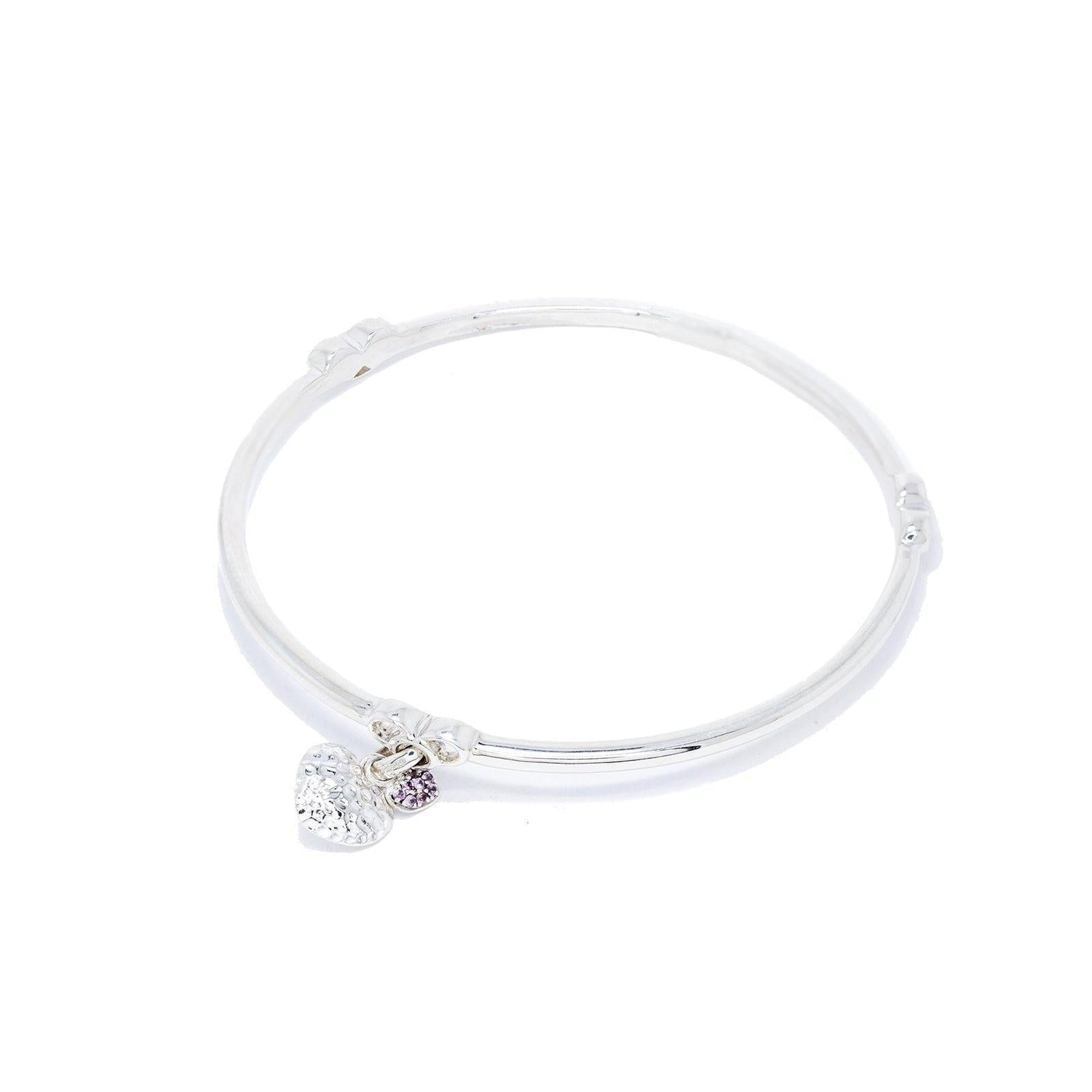 Links of London Lovestruck Pretty in Pink Sapphire Bangle Bracelet