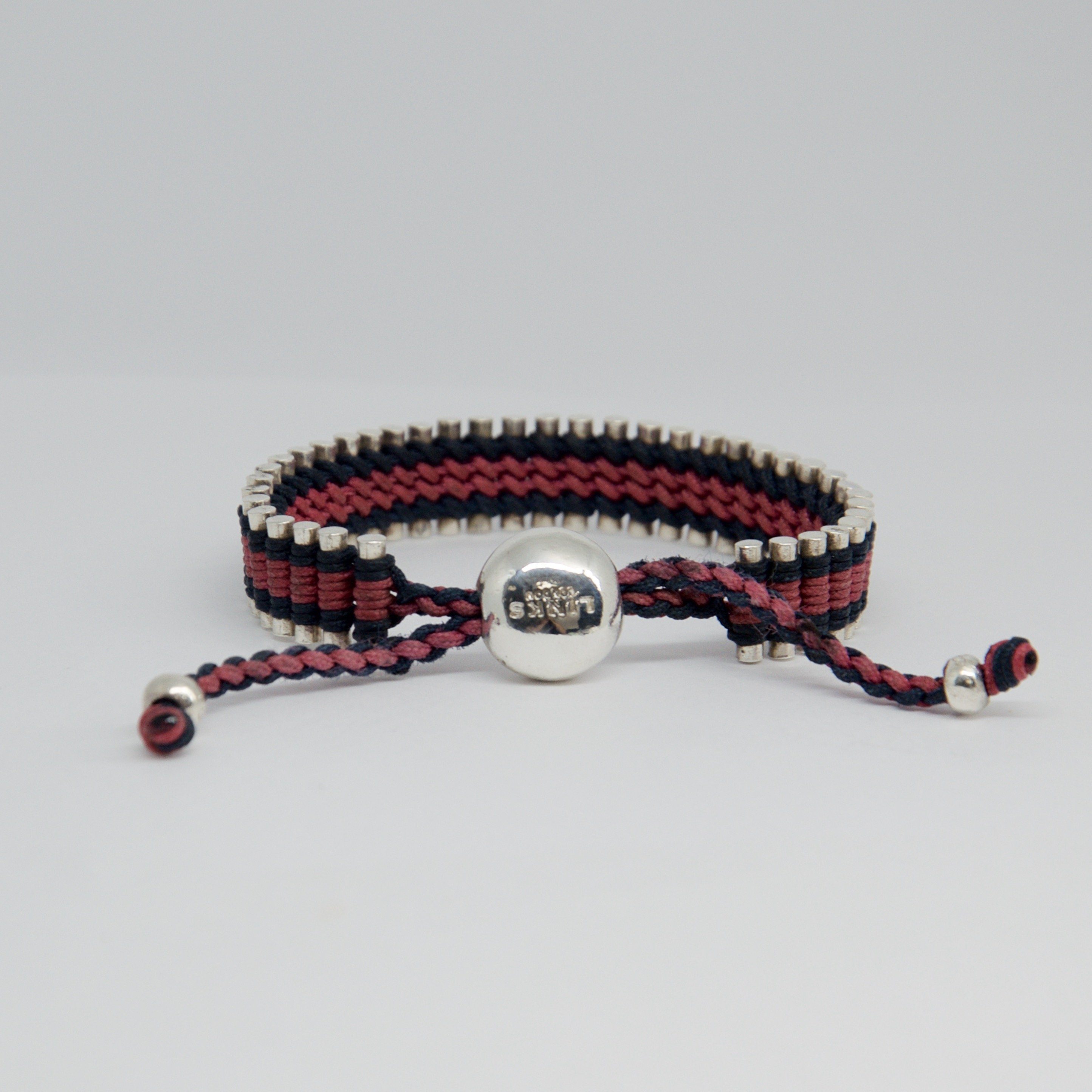 Links of London Pink and Blue Friendship Bracelet