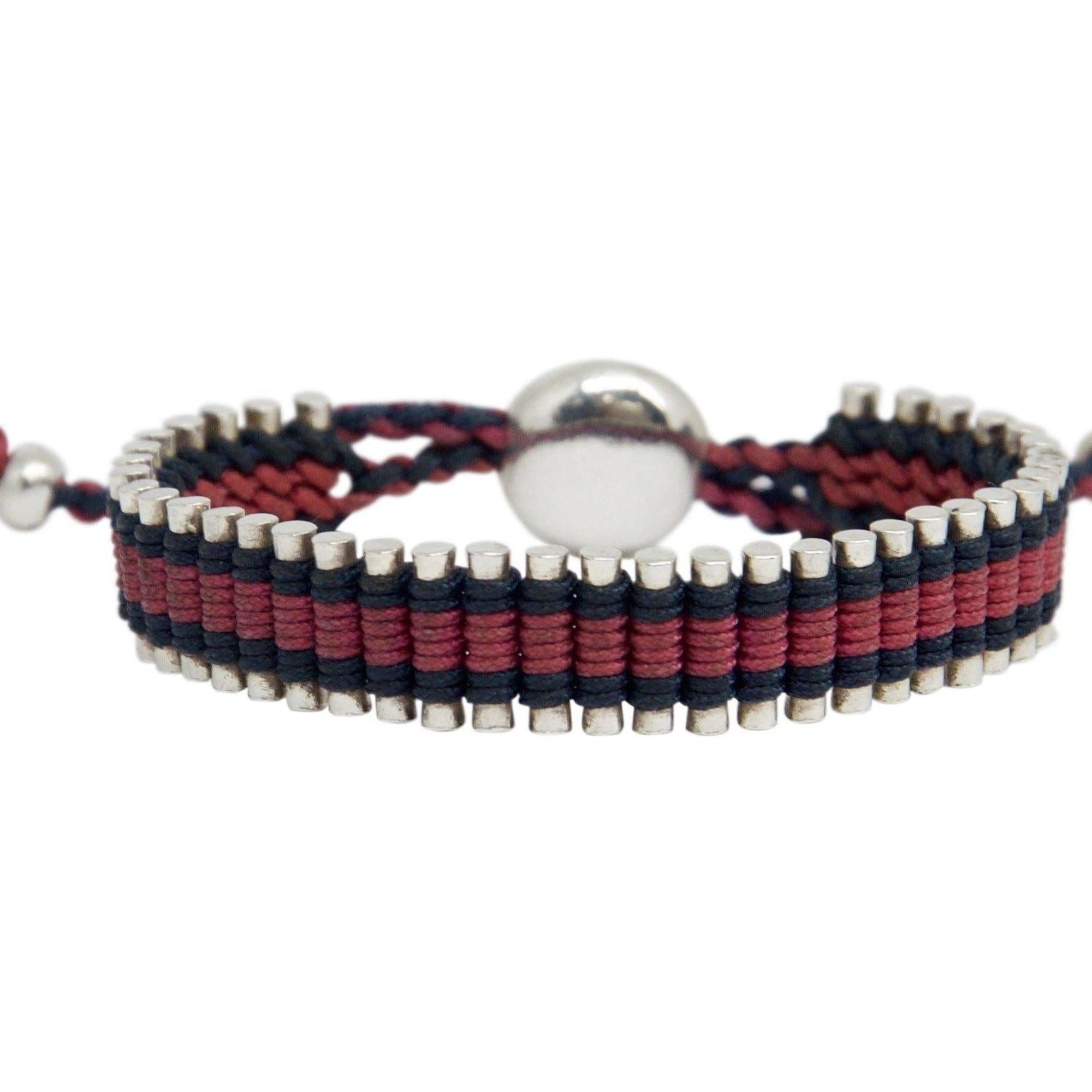 Links of London Pink and Blue Friendship Bracelet