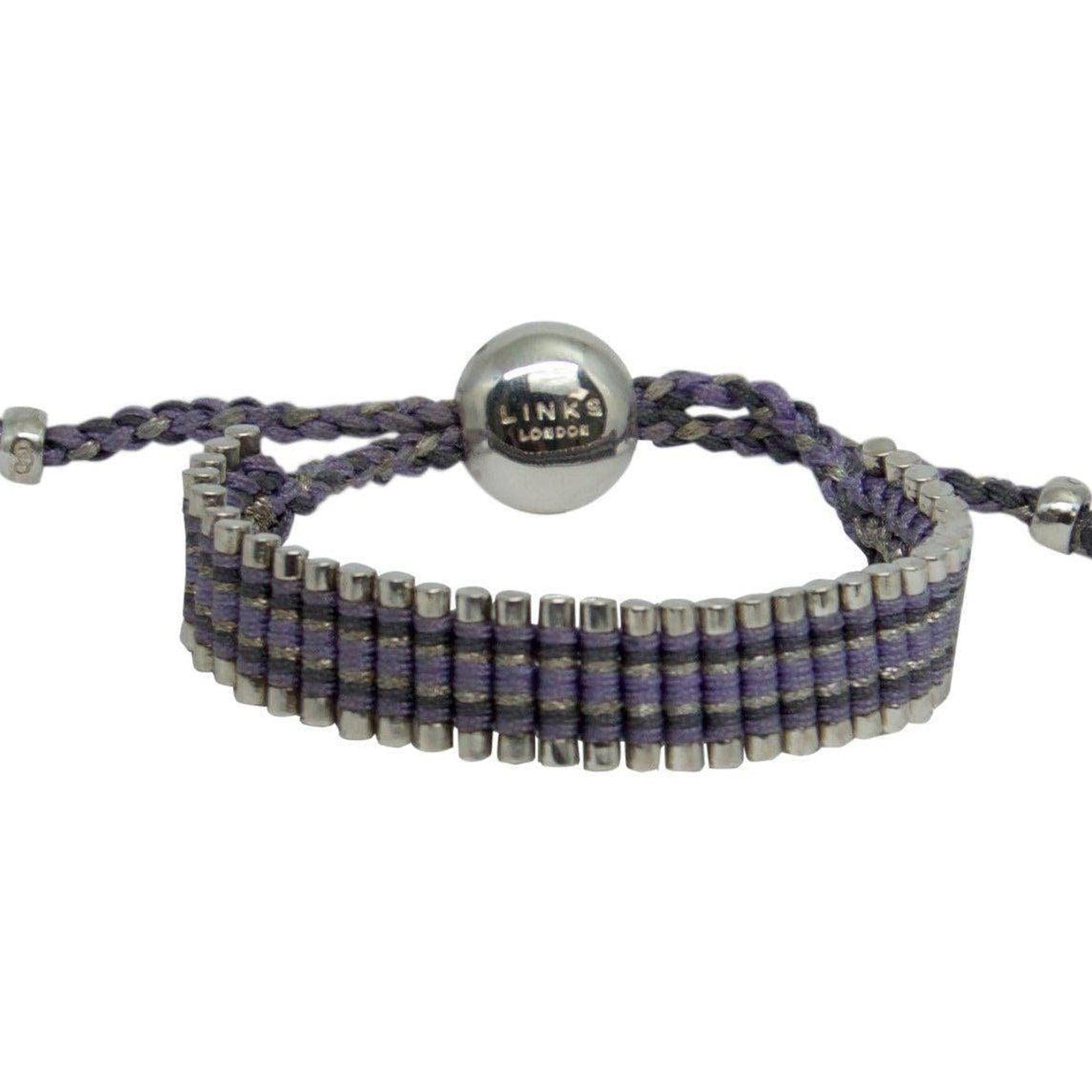 Links of London Purple Friendship Bracelet