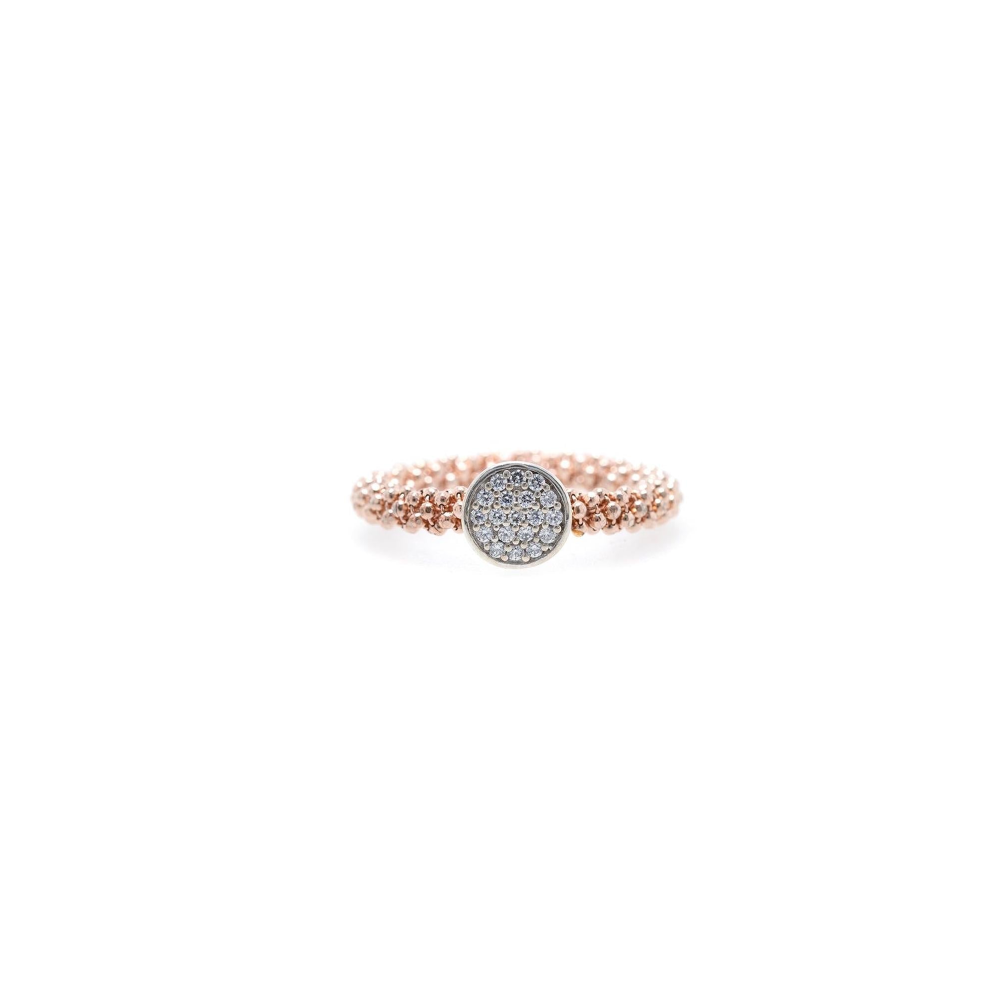 Links of London Rose Gold Vermeil Effervescence Star CZ Ring