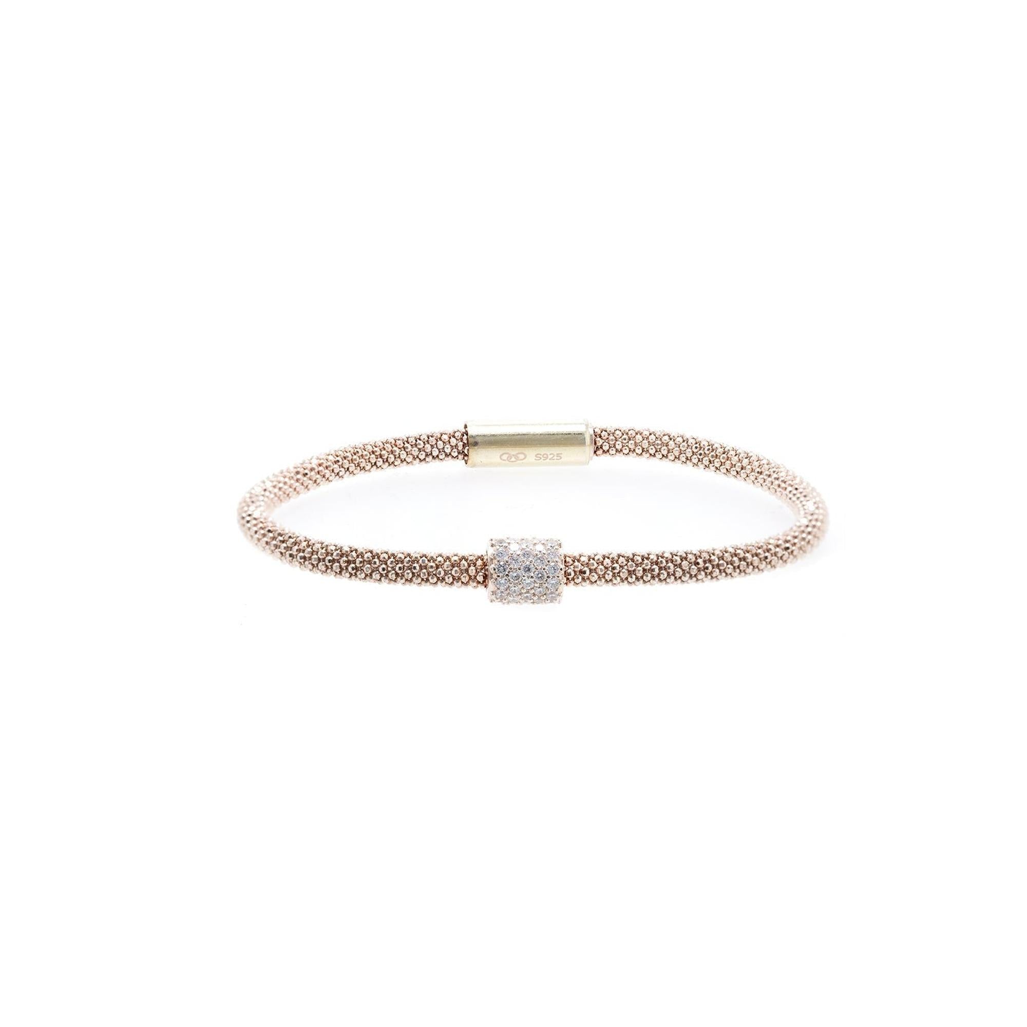 Links of London Rose Gold Vermeil Effervescence Star Dust CZ Bracelet