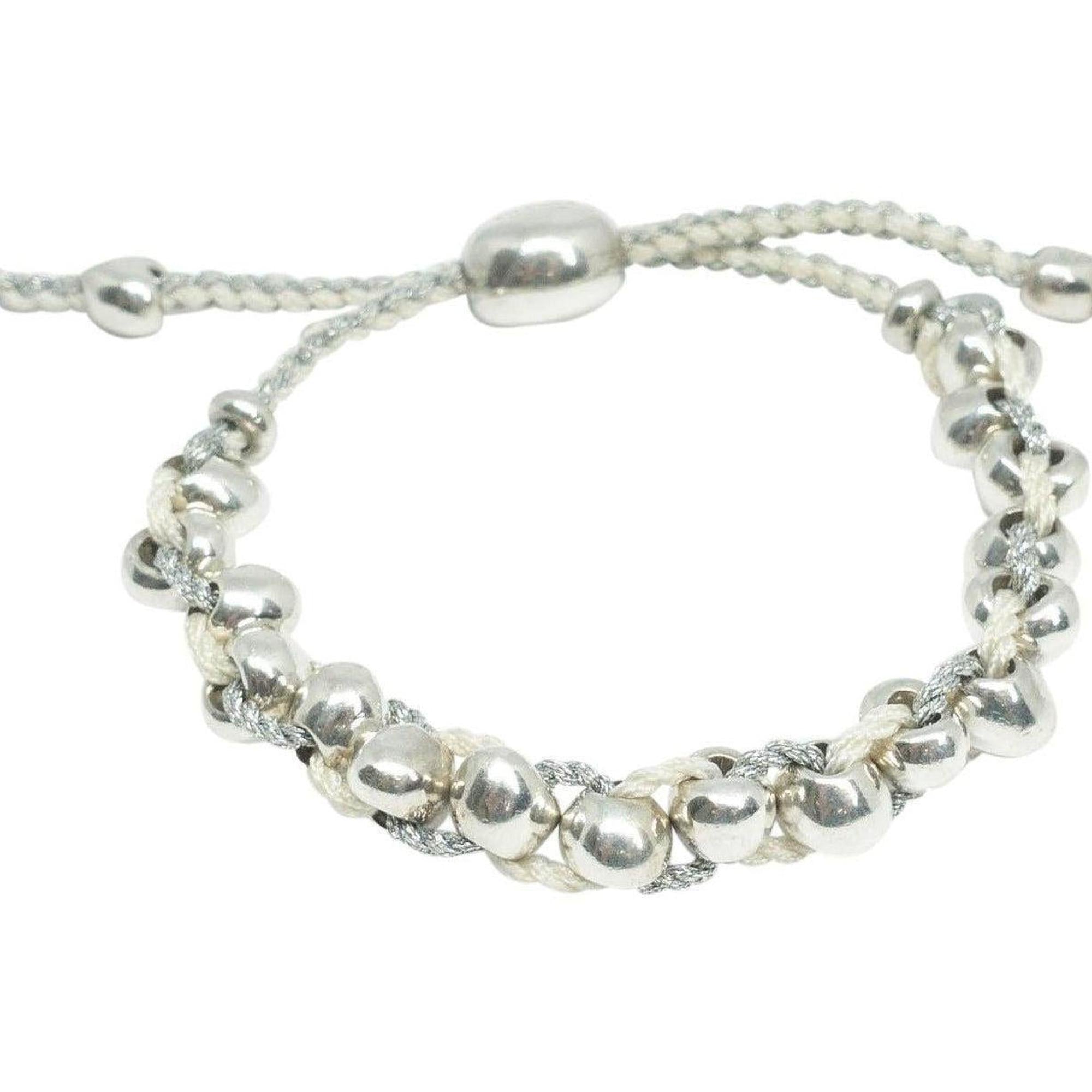 Links of London Silver and White Friendship Bracelet