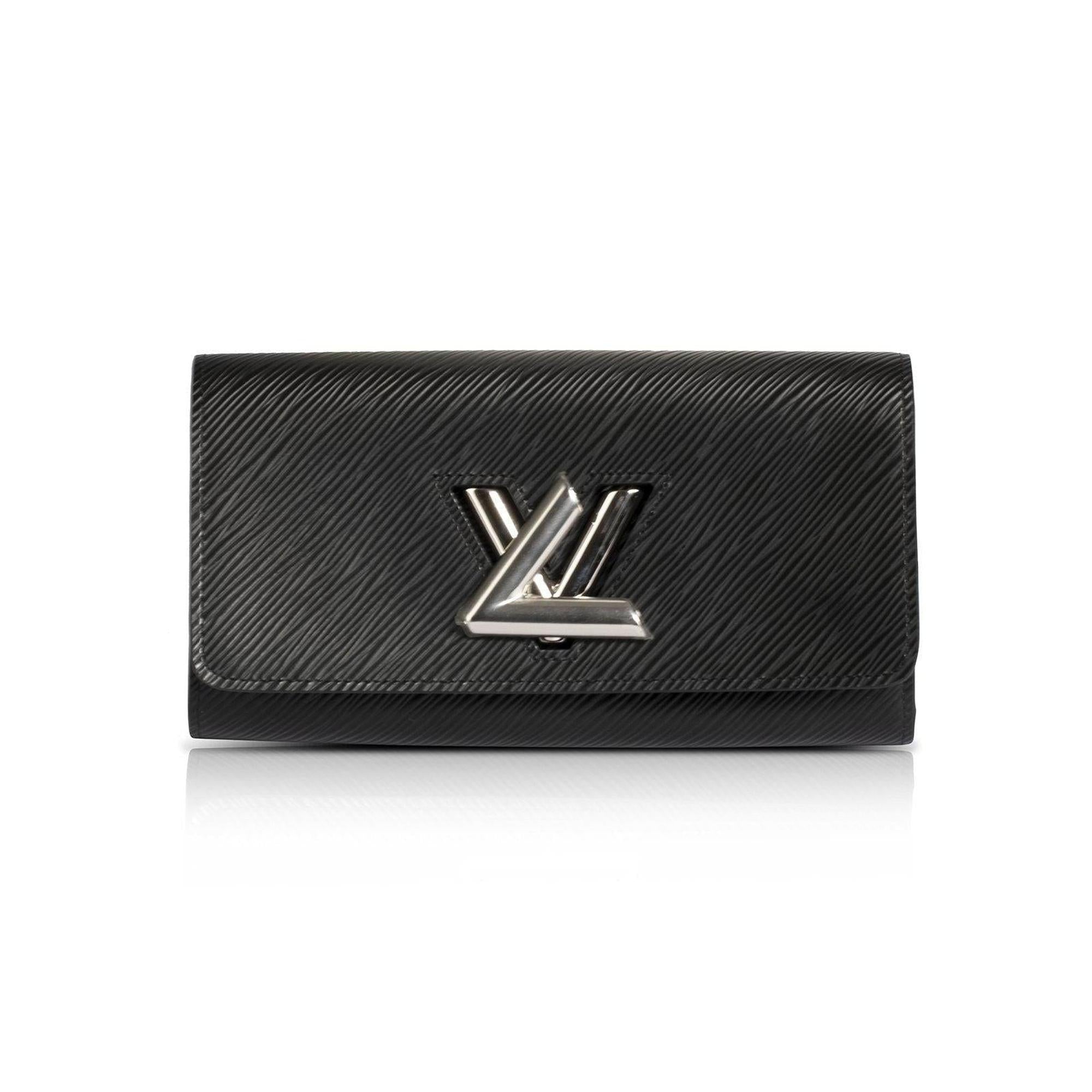 Louis Vuitton 2019 Black Epi Twist Wallet