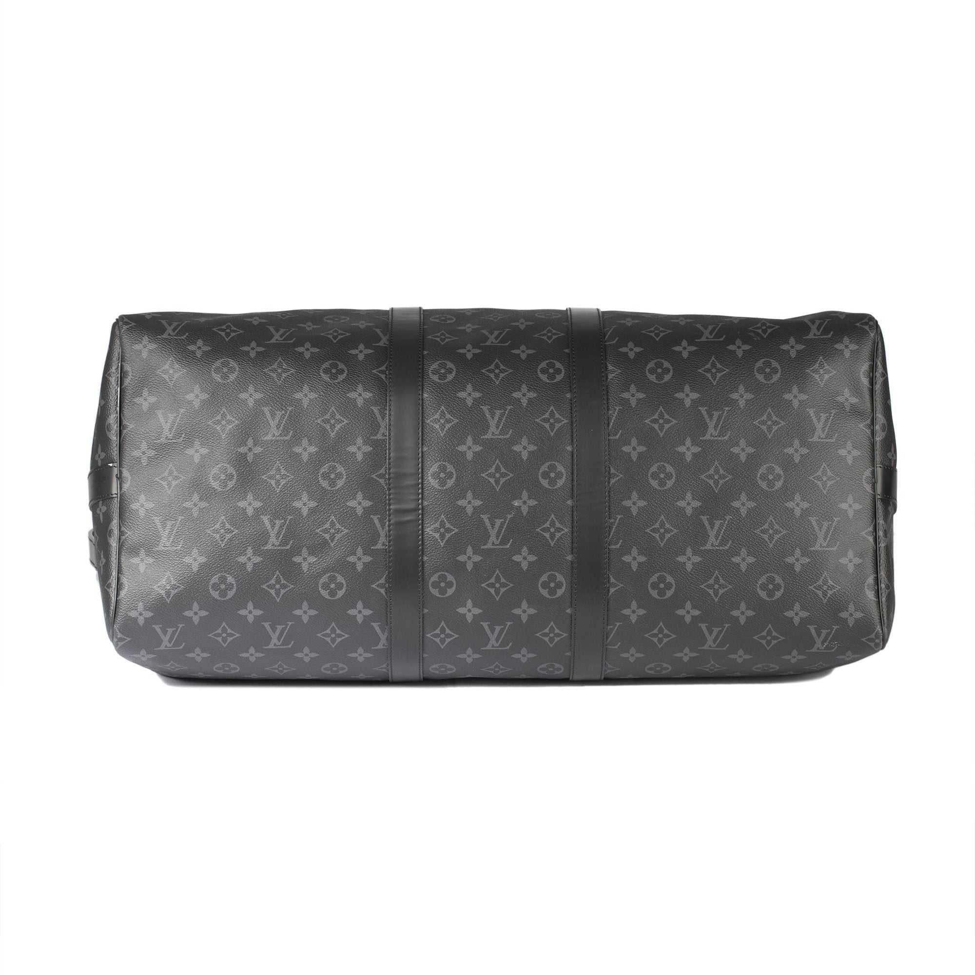 Louis Vuitton 2019 Monogram Eclipse Keepall Bandouliere 55