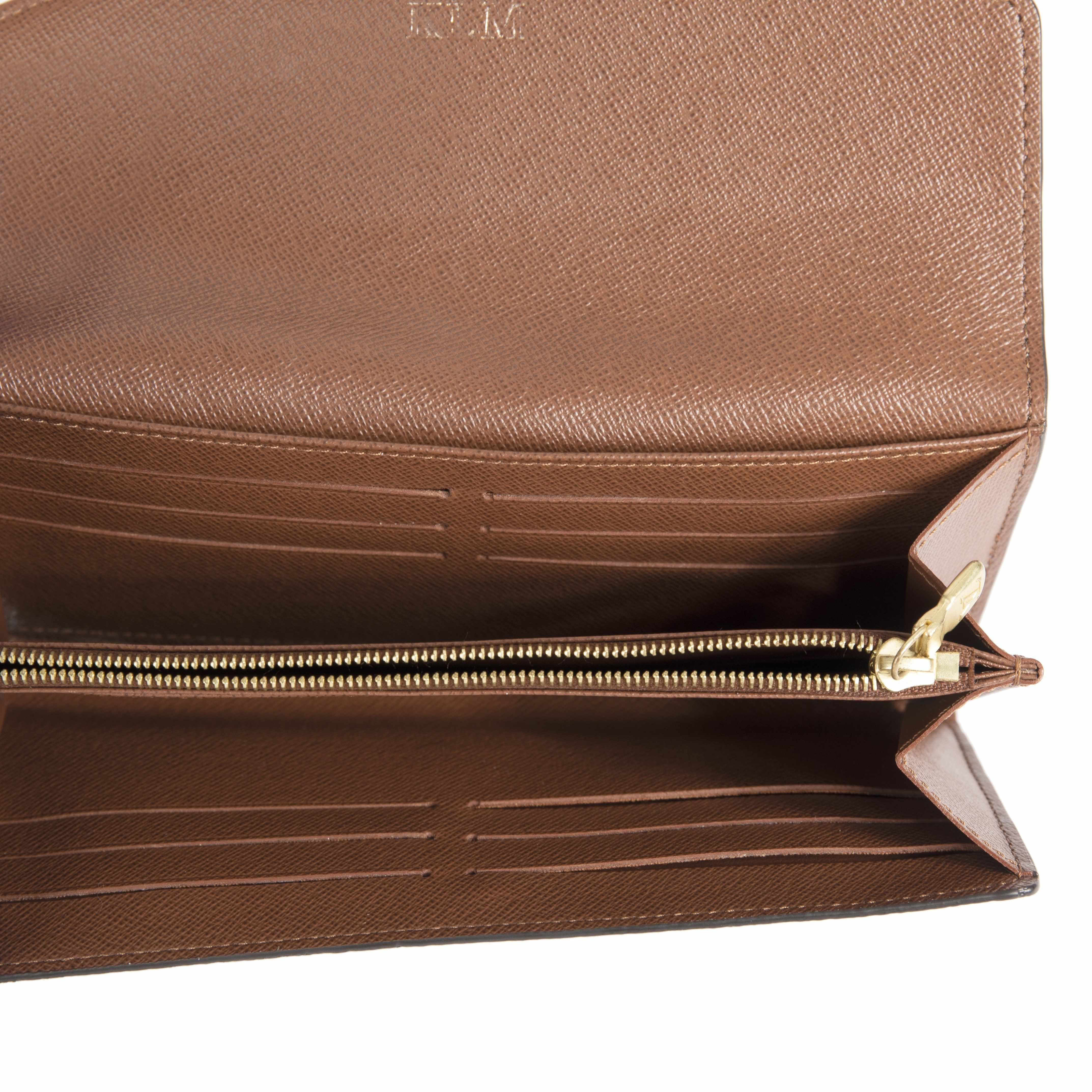 Louis Vuitton 2019 Monogram Sarah Wallet w/ Box & Receipt