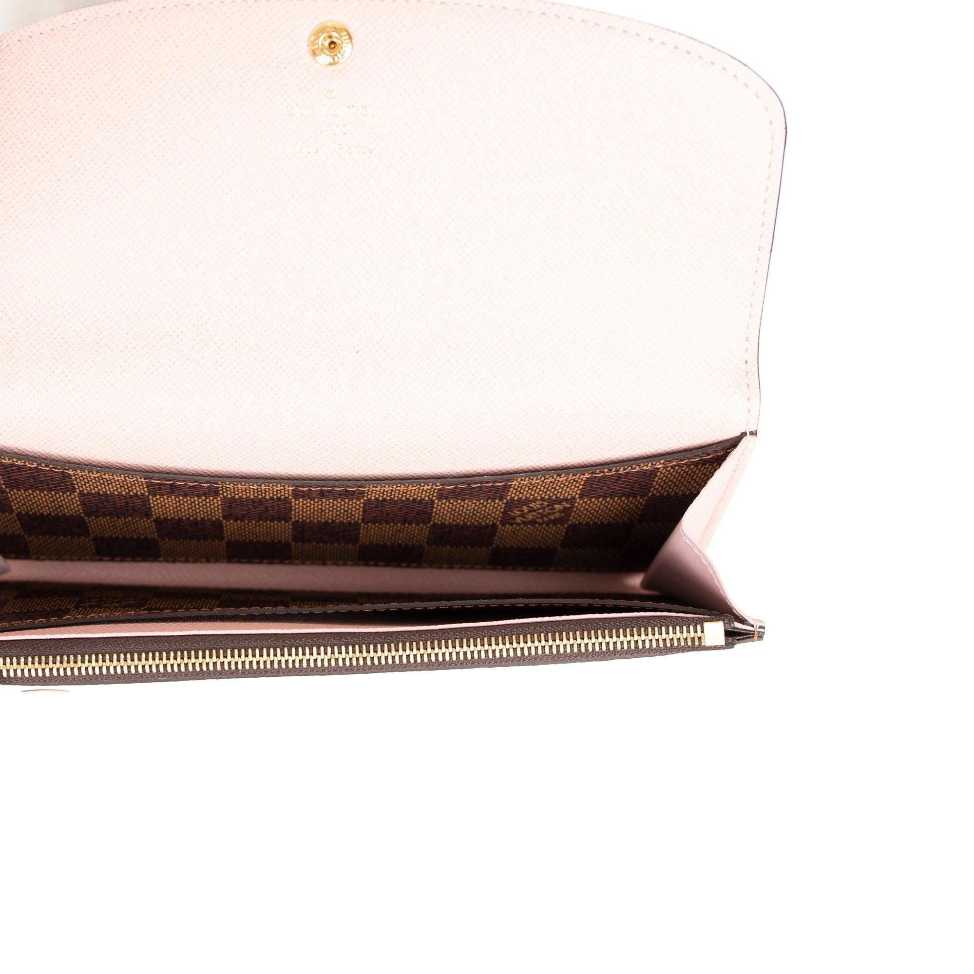 Louis Vuitton 2020 Damier Ebene Emilie Wallet
