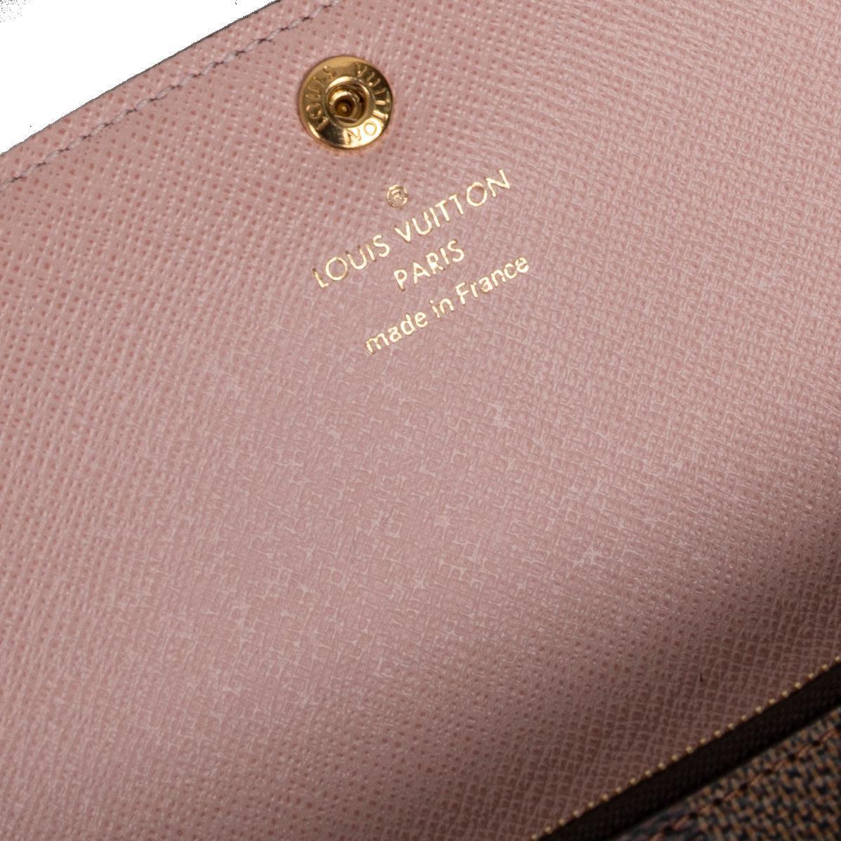 Louis Vuitton 2020 Damier Ebene Emilie Wallet