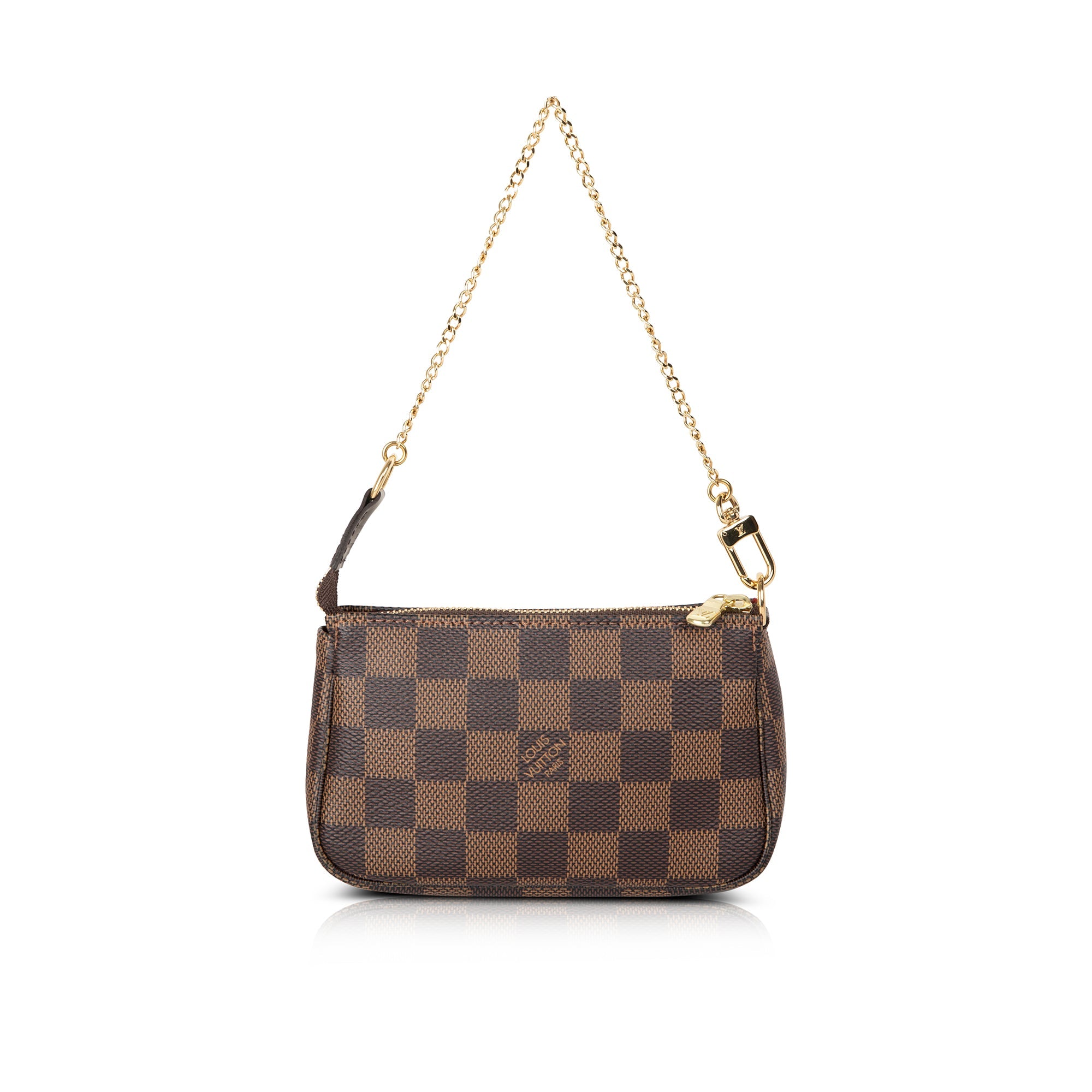 Louis Vuitton 2020 Damier Ebene Mini Pochette Accessories w/ Box