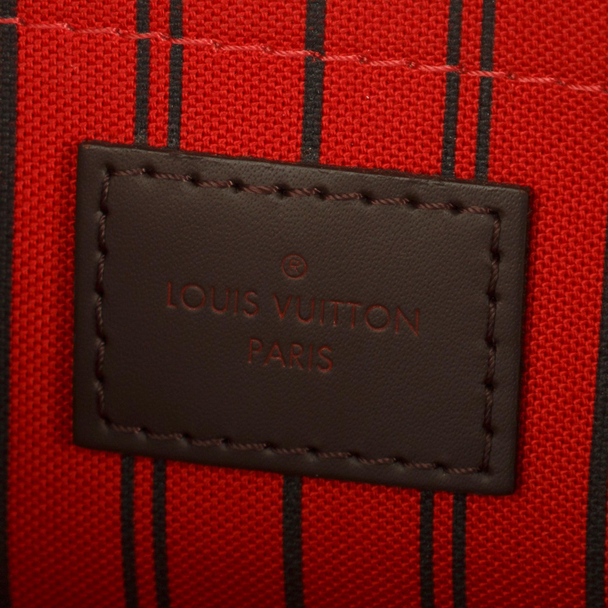 Louis Vuitton 2020 Damier Ebene Neverfull Pochette