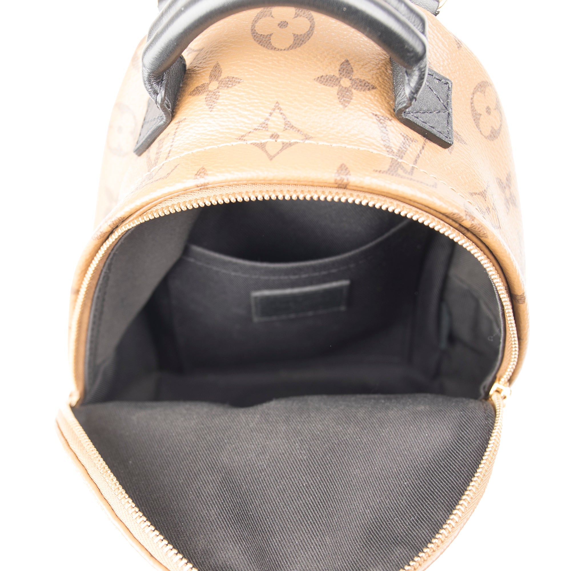 Louis Vuitton 2020 Monogram Reverse Palm Springs Mini Backpack - Missing a Strap