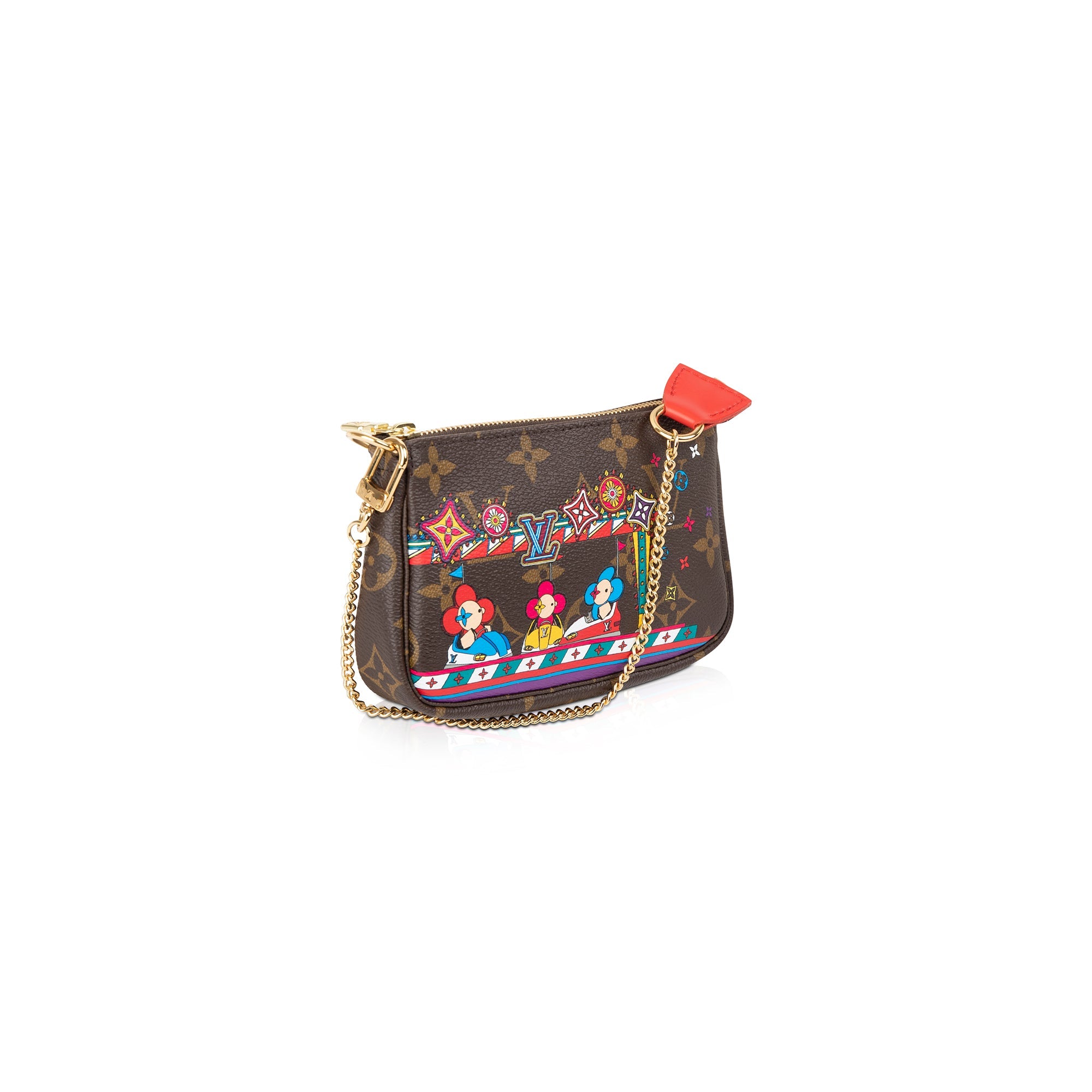 Louis Vuitton 2020 Monogram Vivienne Animation Mini Pochette Accessories w/ Box