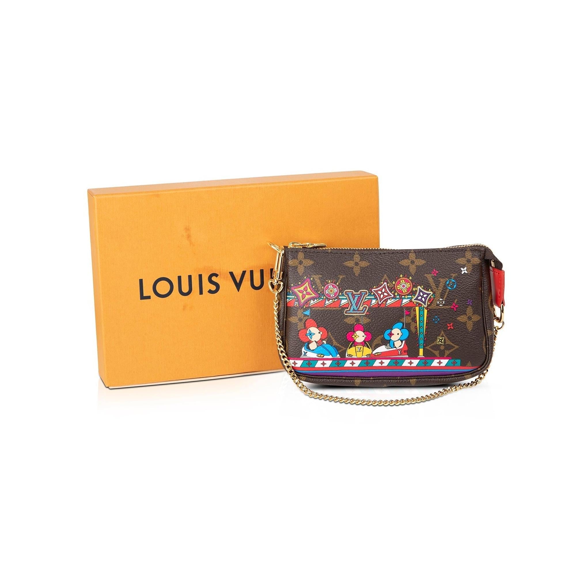 Louis Vuitton 2020 Monogram Vivienne Animation Mini Pochette Accessories w/ Box