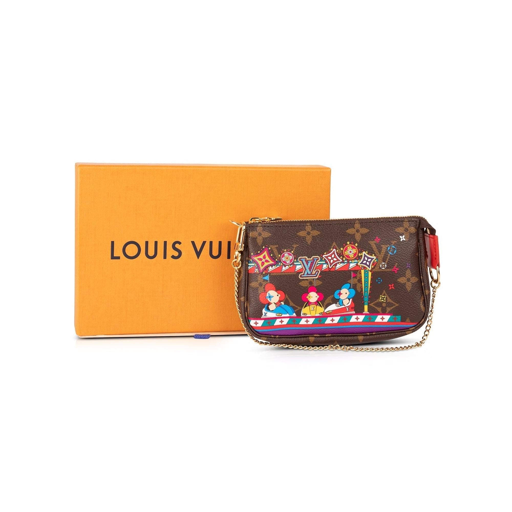 Louis Vuitton 2020 Monogram Vivienne Animation Mini Pochette Accessories w/ Box