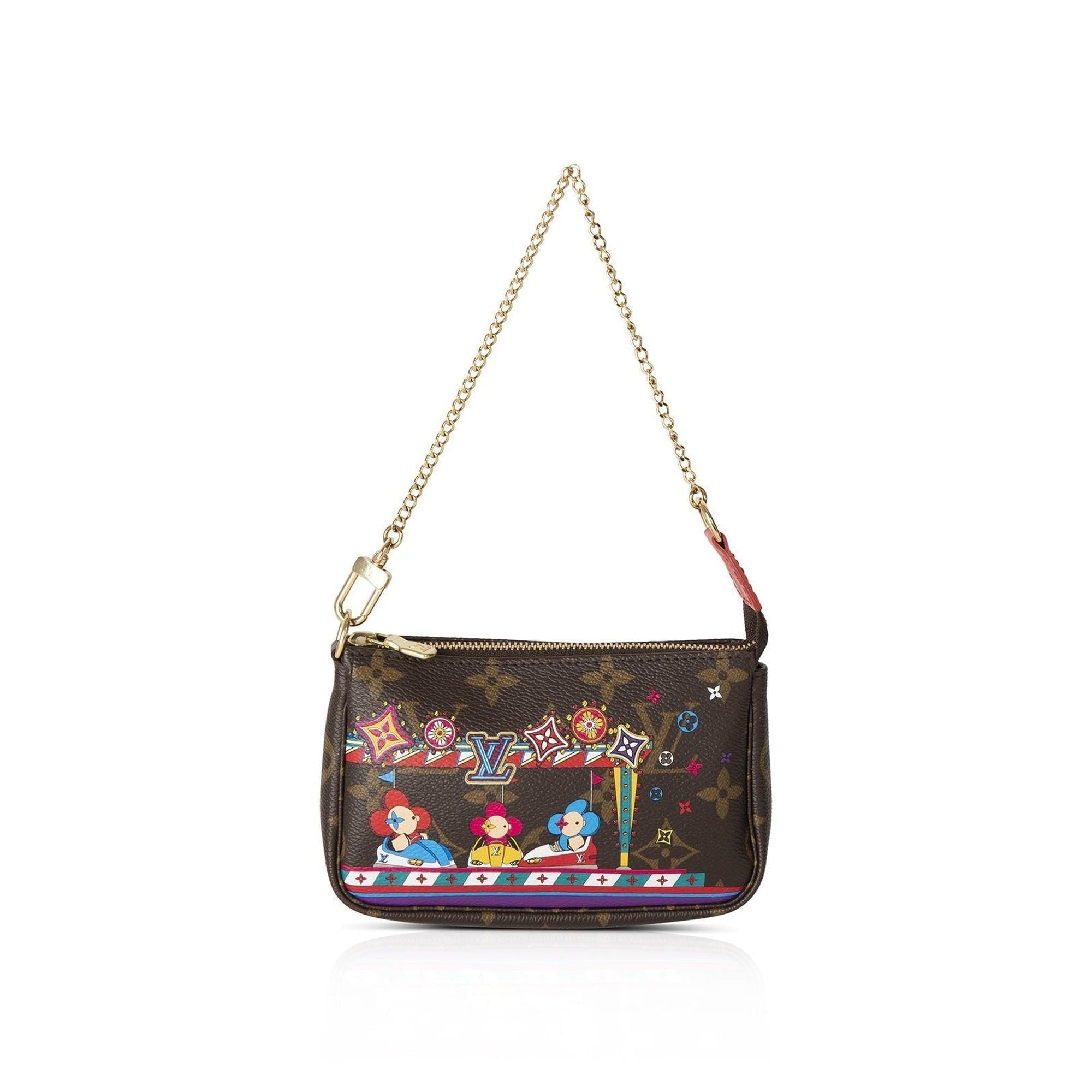 Louis Vuitton 2020 Monogram Vivienne Animation Mini Pochette Accessories w/ Box