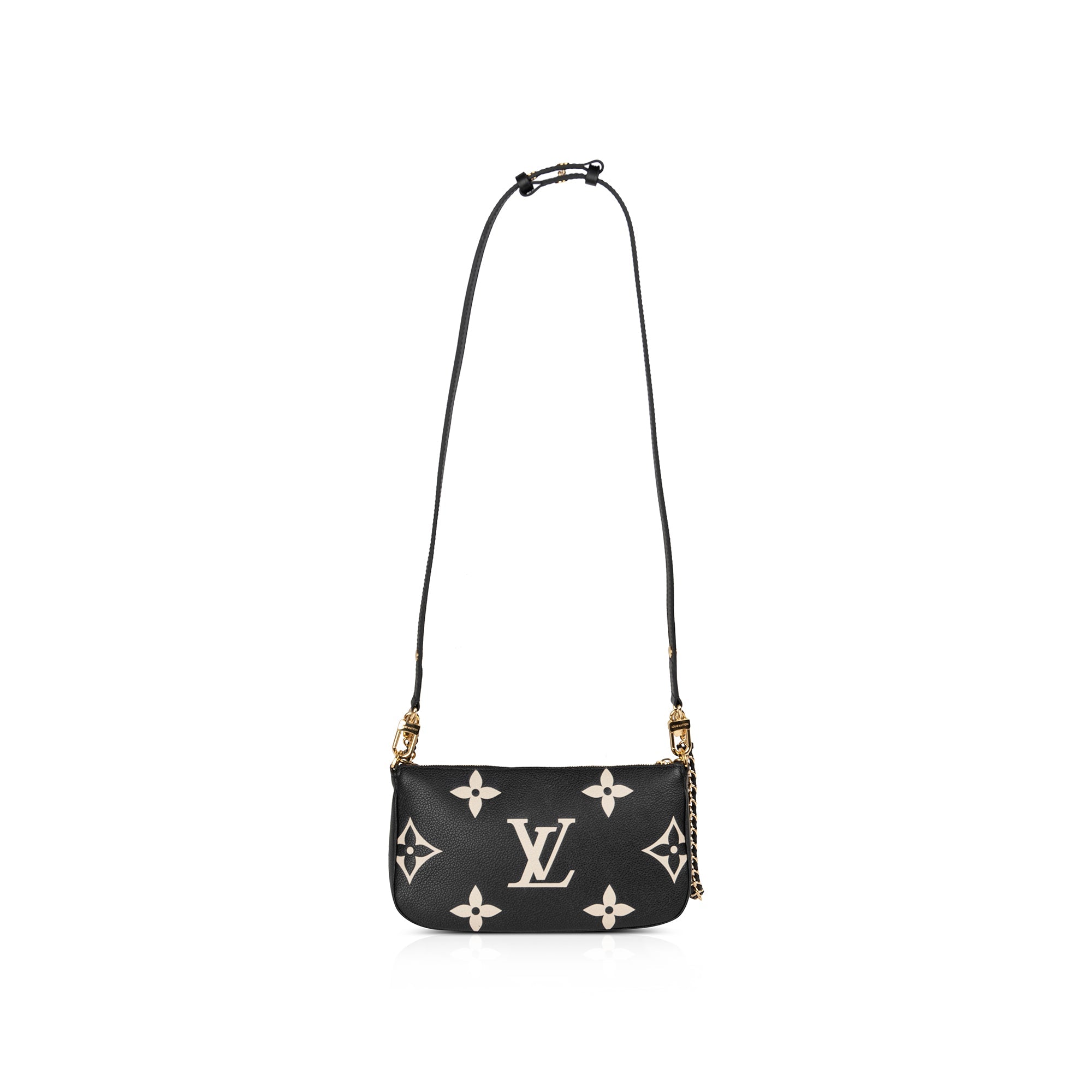 LV Multi Pochette 3 piece with Black strap bag Louis UAE