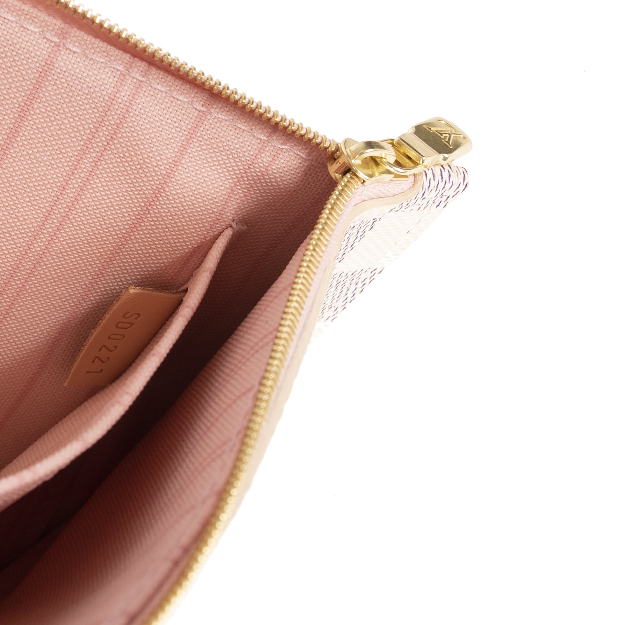 Louis Vuitton 2021 Damier Azur Neverfull Pochette w/ Box