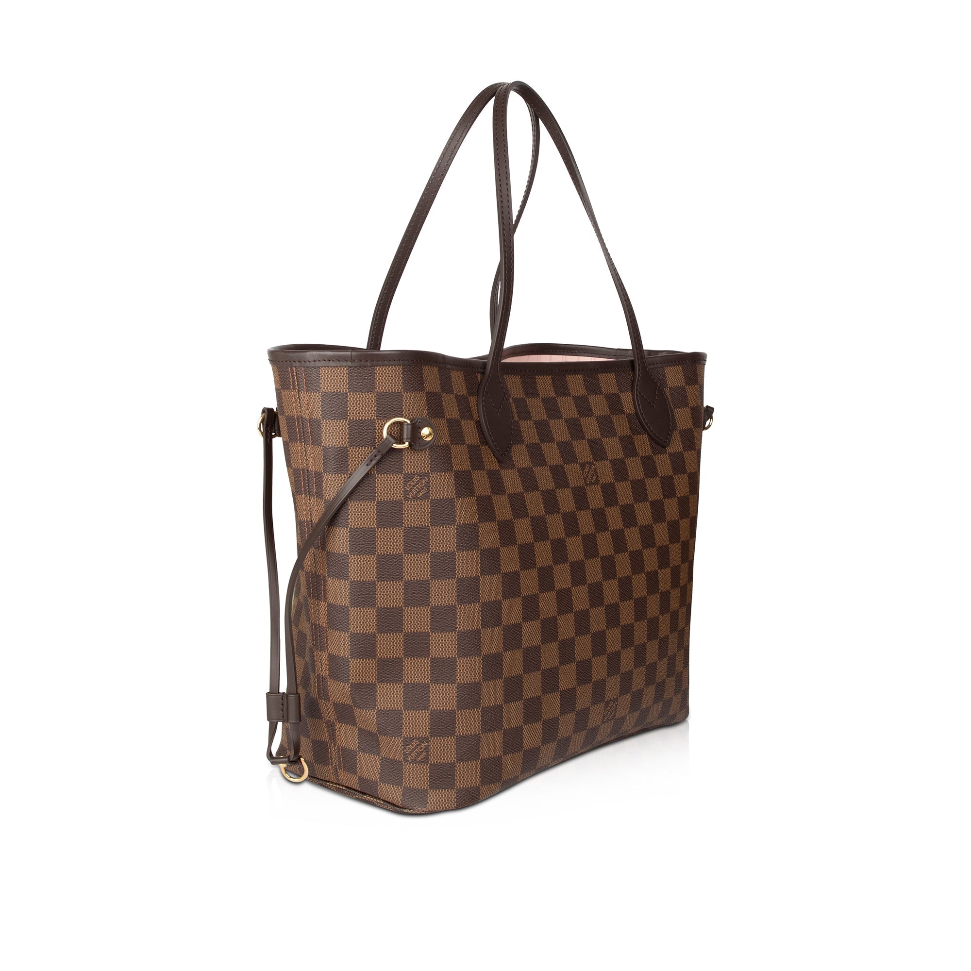 Louis Vuitton 2021 Damier Ebene Neverfull MM w/ Pouch w/ Box & Receipt