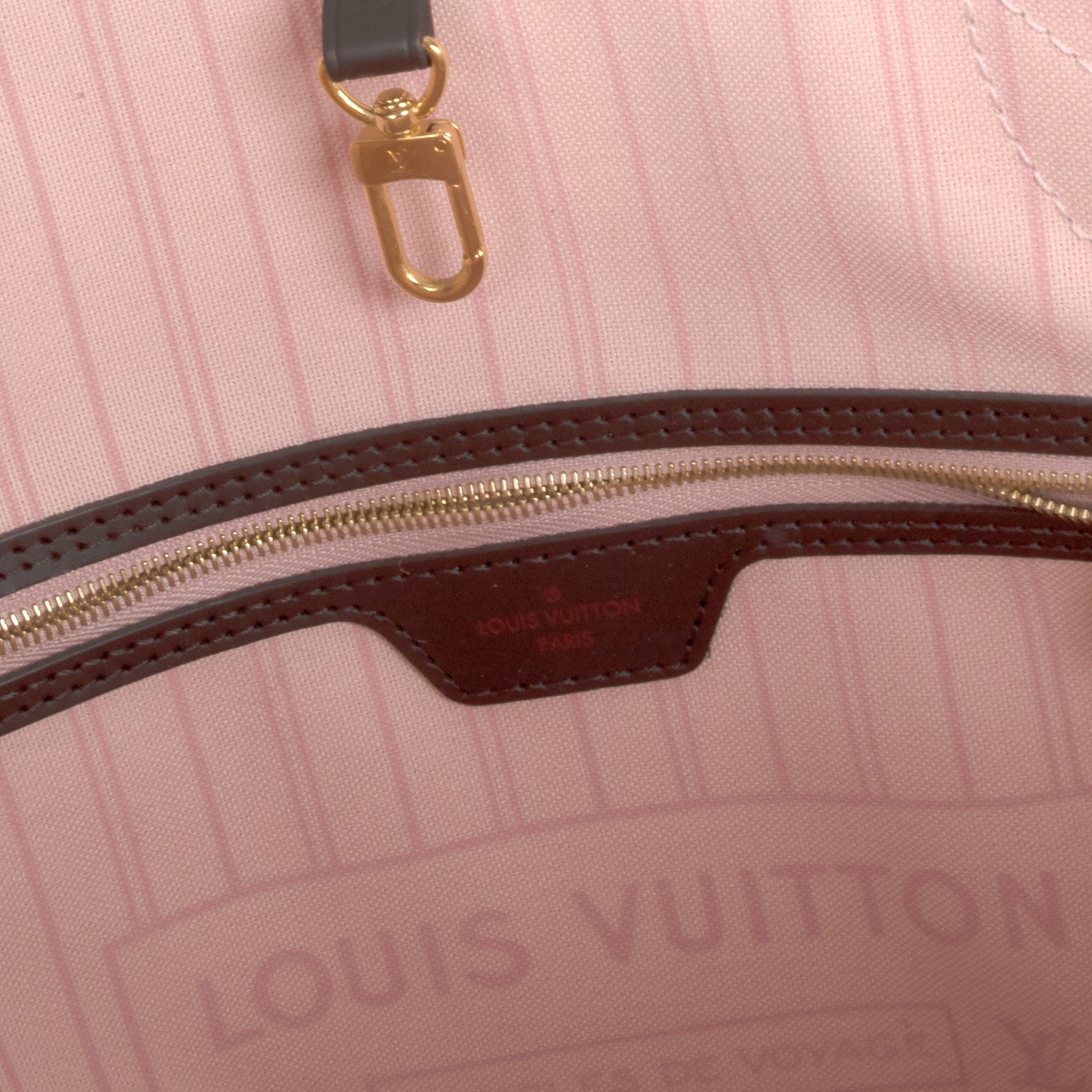 Louis Vuitton 2021 Damier Ebene Neverfull MM w/ Pouch w/ Box & Receipt