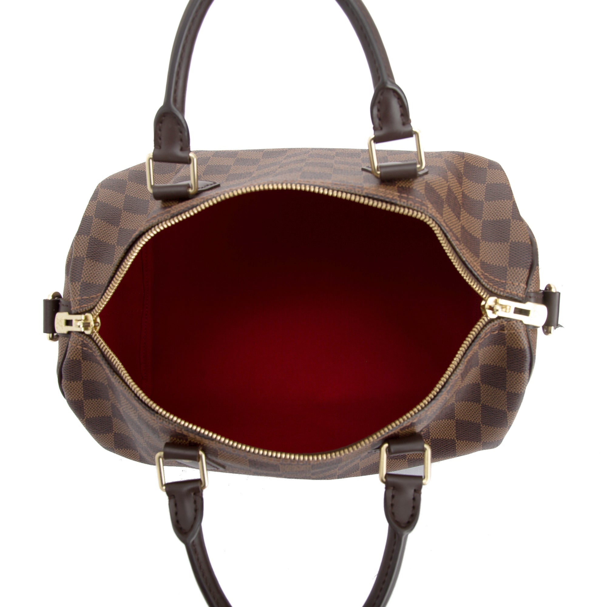 Louis Vuitton 2021 Damier Ebene Speedy Bandouliere 30 w/ Receipt