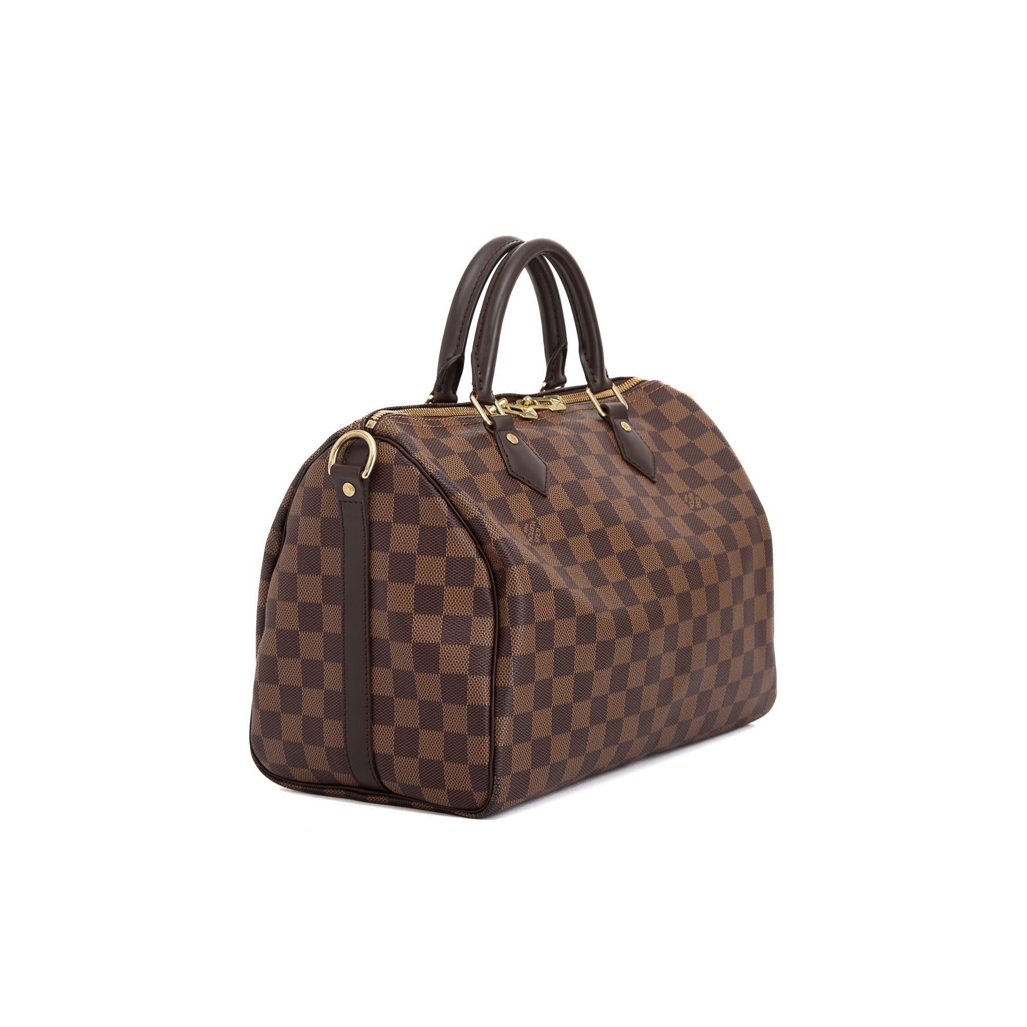 Louis Vuitton 2021 Damier Ebene Speedy Bandouliere 30 w/ Receipt