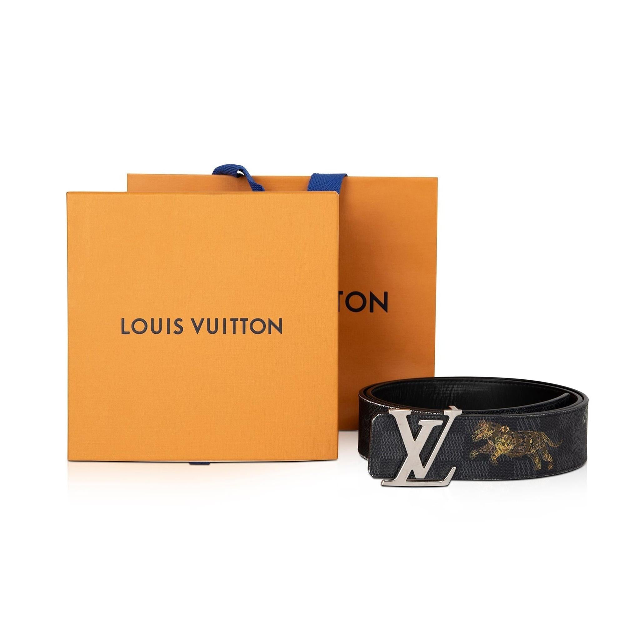 Louis Vuitton 2021 LV Initiales 40MM Reversible Belt w/ Box & Receipt
