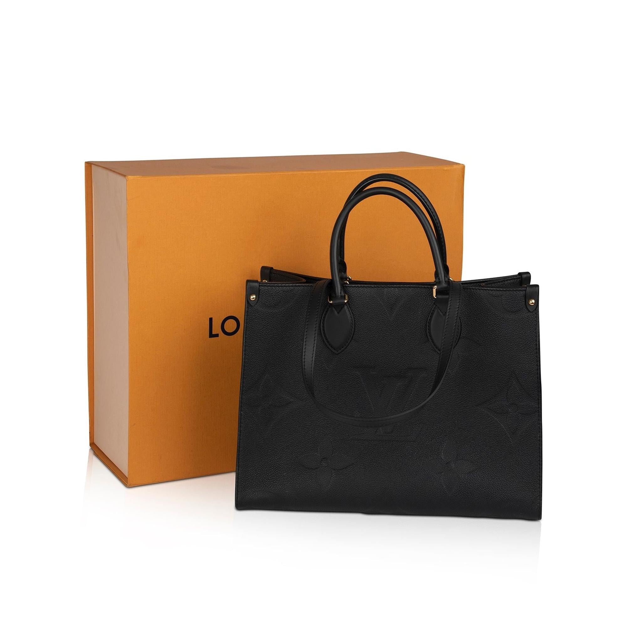 Louis Vuitton 2021 Monogram Empreinte Onthego MM w/ Box & Receipt