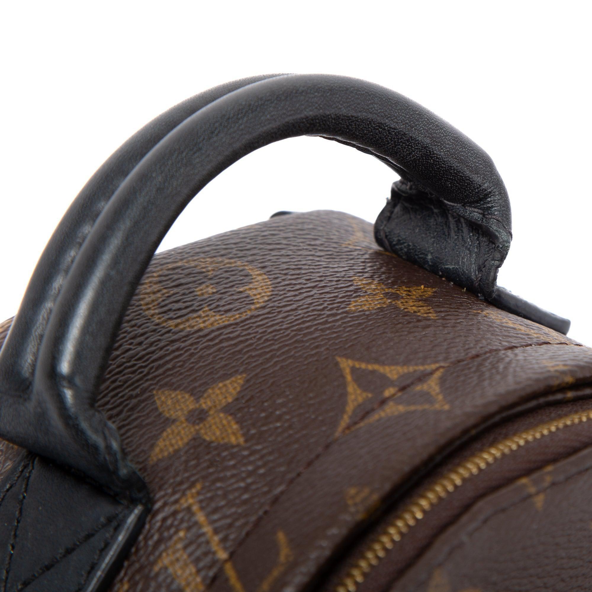 Louis Vuitton 2021 Monogram Palm Springs Mini Backpack w/ Box