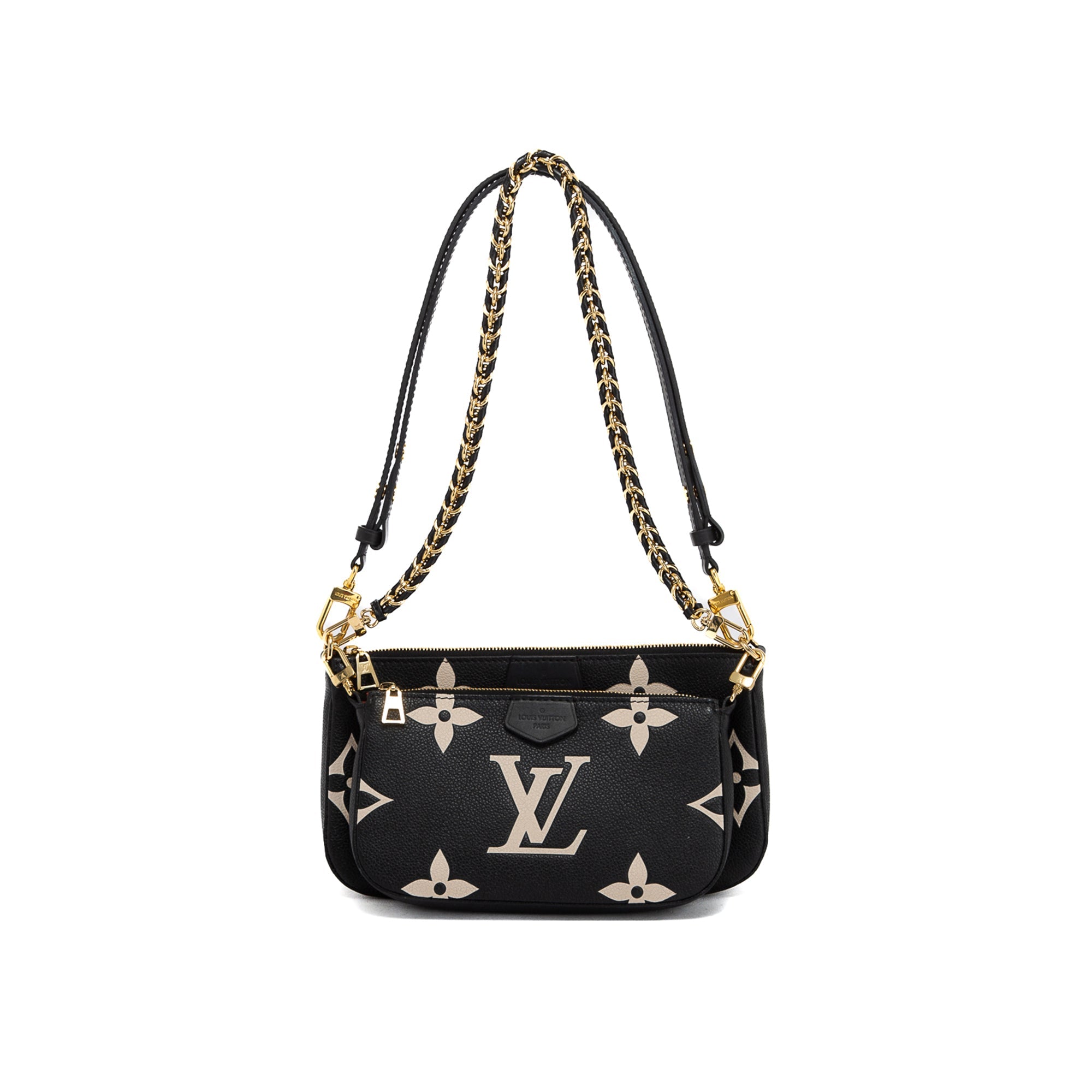 Louis Vuitton 2022 Bicolor Empreinte Leather Multi-Pochette Accessoires