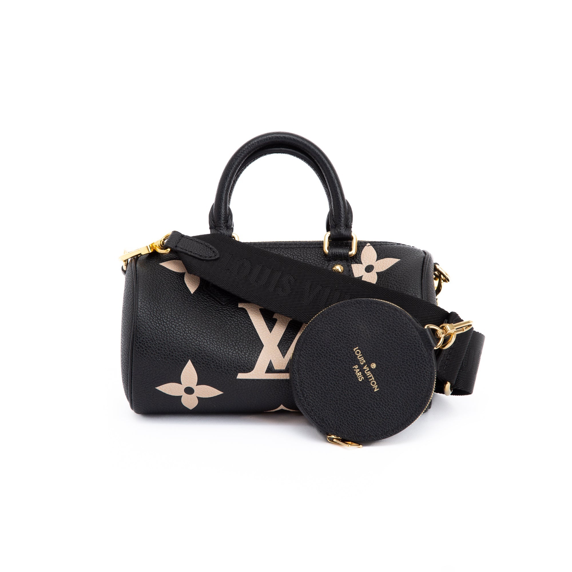 Louis Vuitton 2022 Bicolor Monogram Giant Empreinte Papillon BB w/ Box