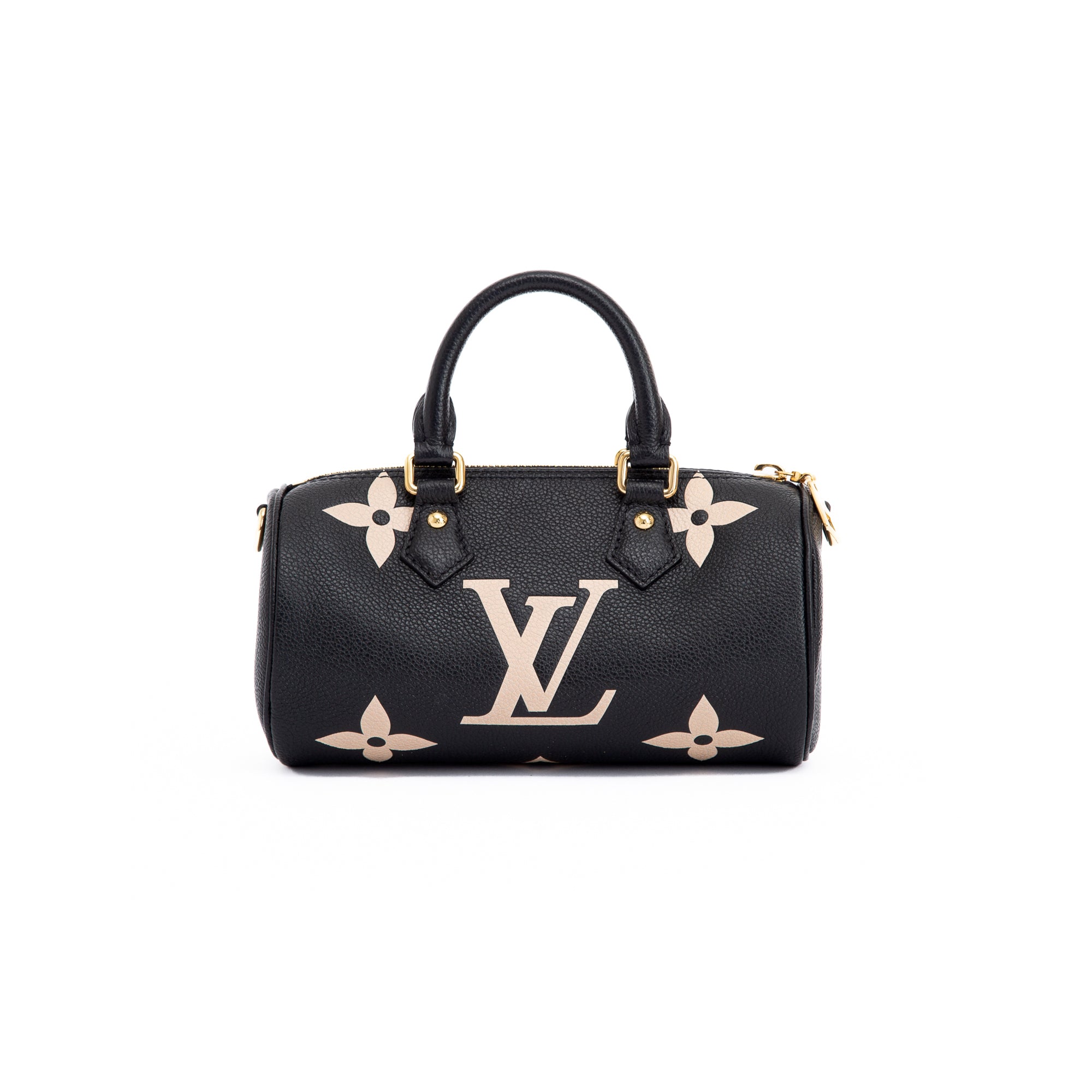 Louis Vuitton 2022 Bicolor Monogram Giant Empreinte Papillon BB w/ Box