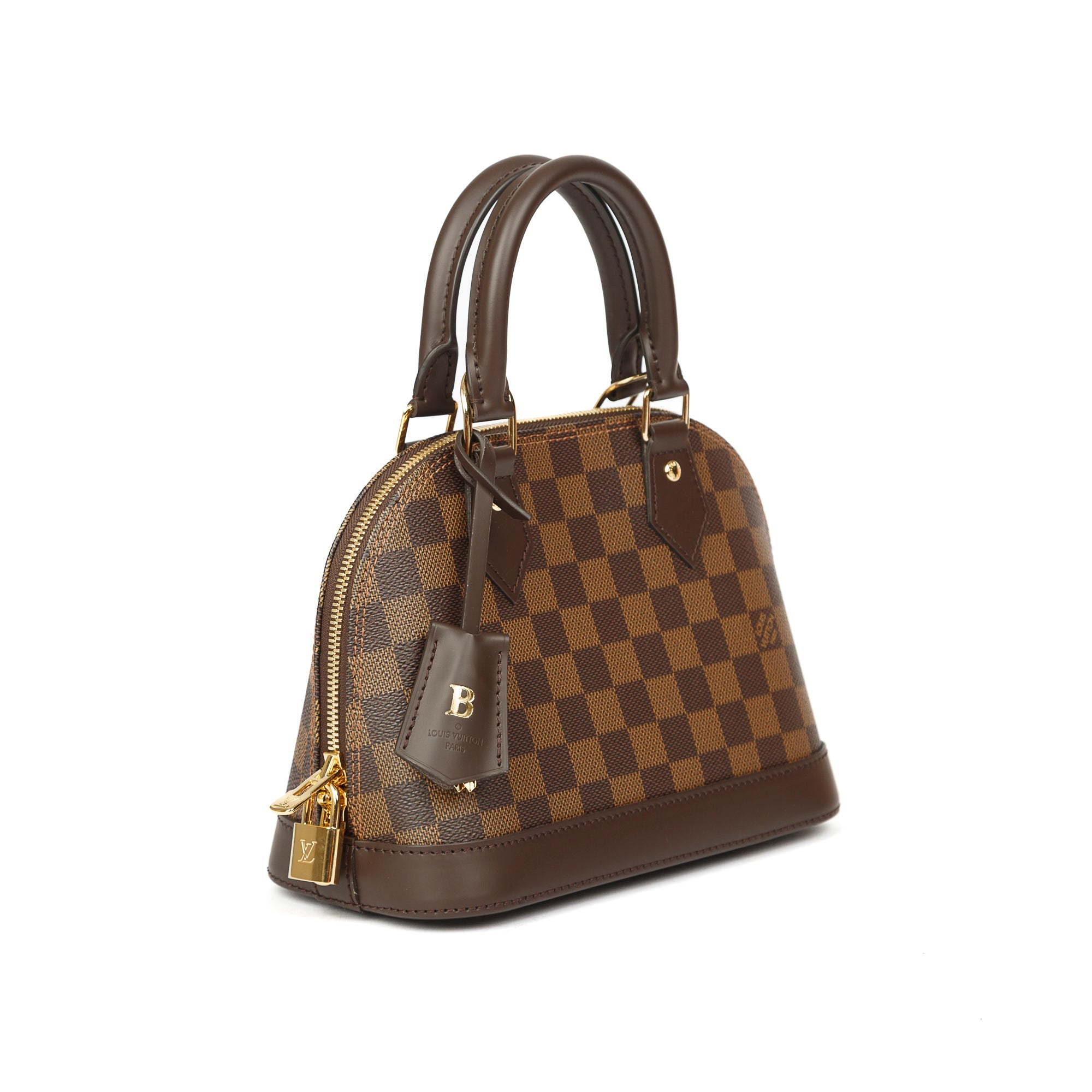 Louis Vuitton 2022 Damier Ebene Alma BB w/ Box & Receipt