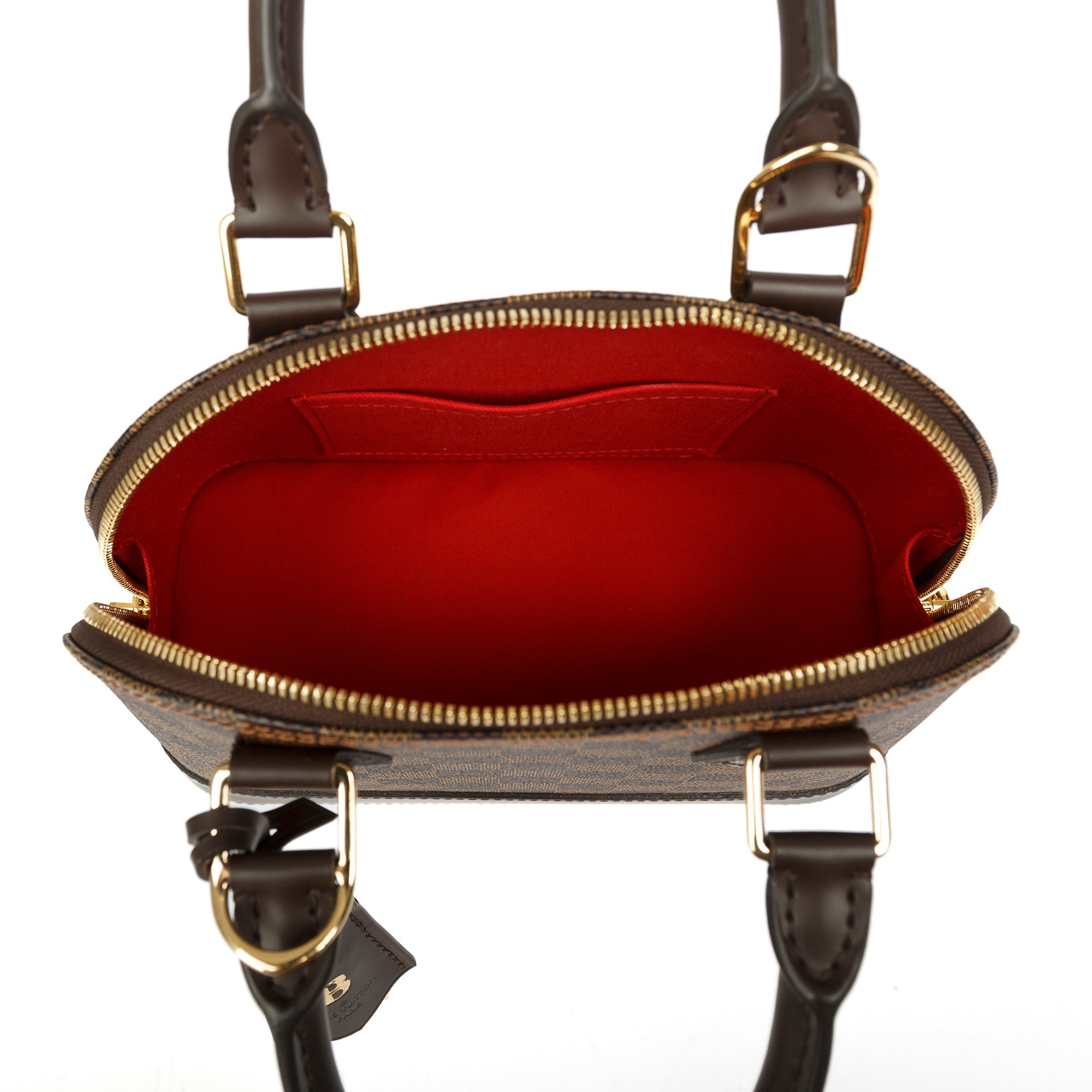 Louis Vuitton 2022 Damier Ebene Alma BB w/ Box & Receipt