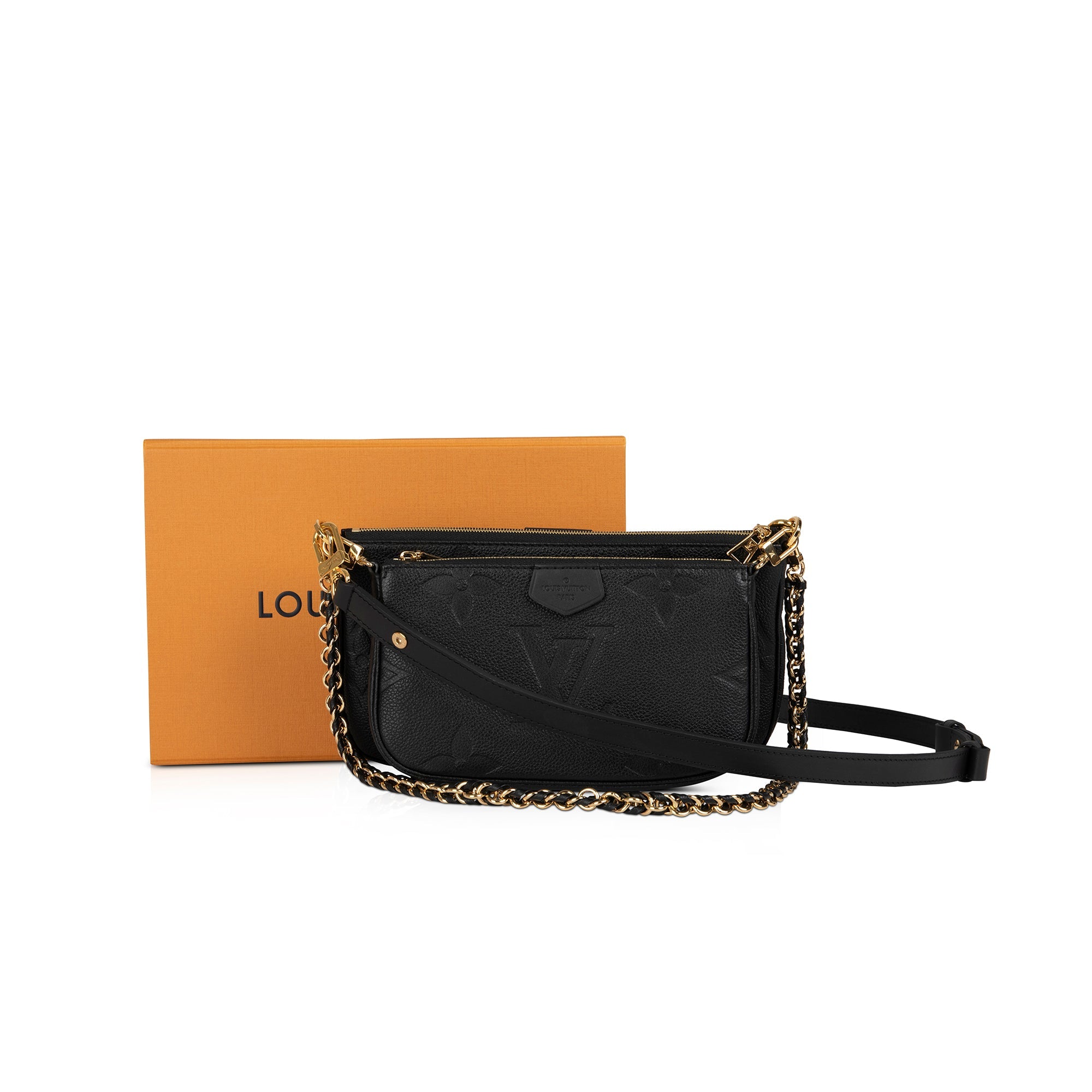 Louis Vuitton 2022 Empreinte Leather Multi-Pochette Accessoires w/ Box & Receipt